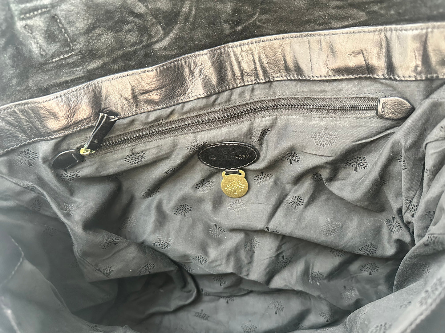 Mulberry Black Leather Oversized Alexa Satchel