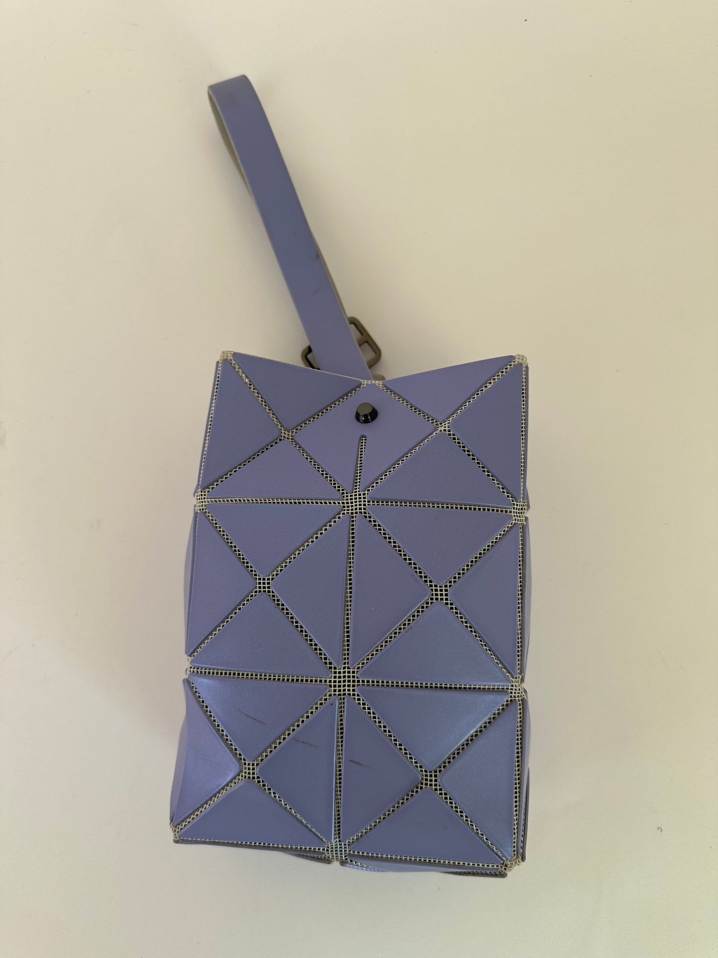 BAO BAO ISSEY MIYAKE Purple Lucent Frost Small Pouch