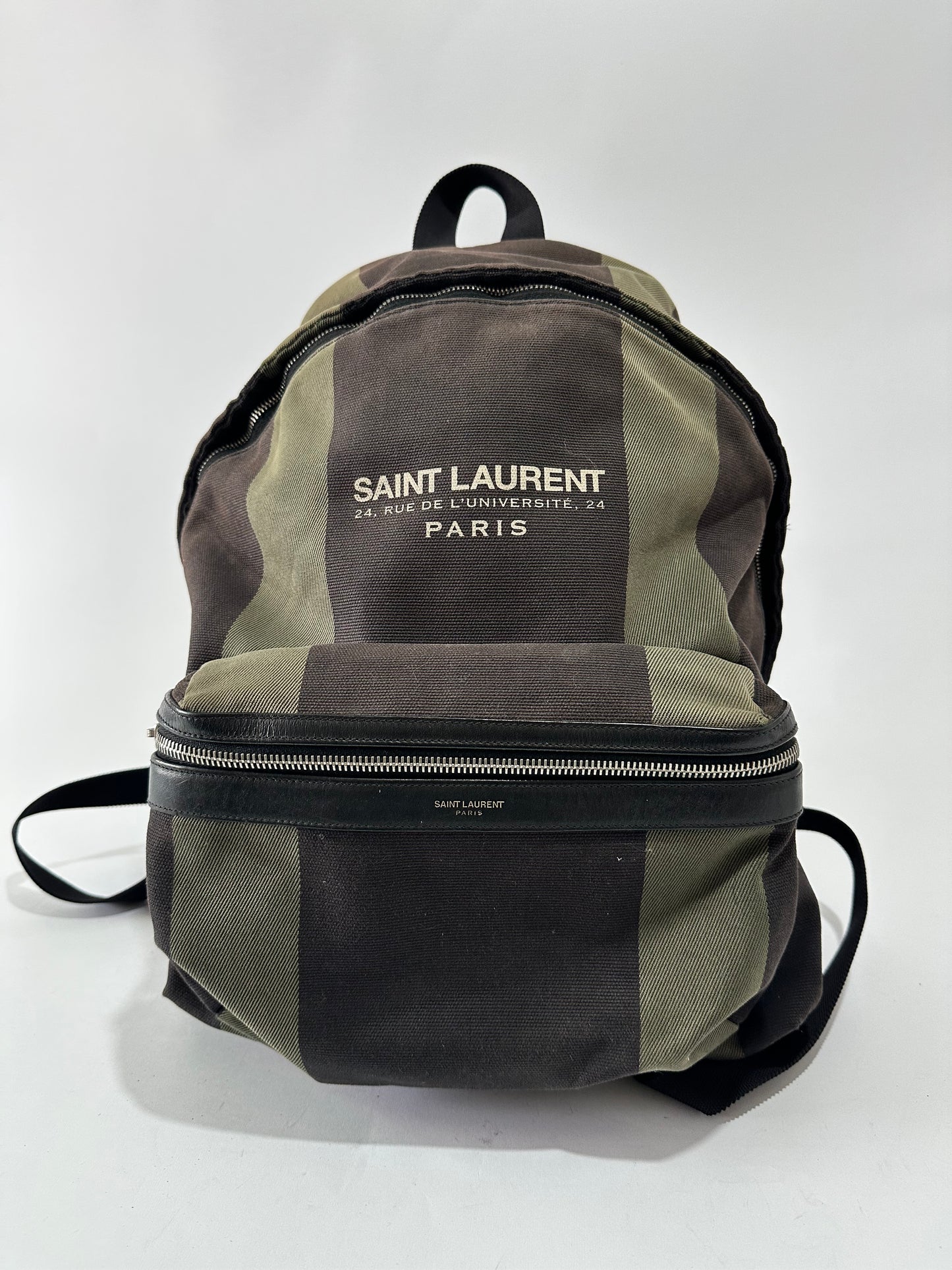 Saint Laurent
Striped City Backpack