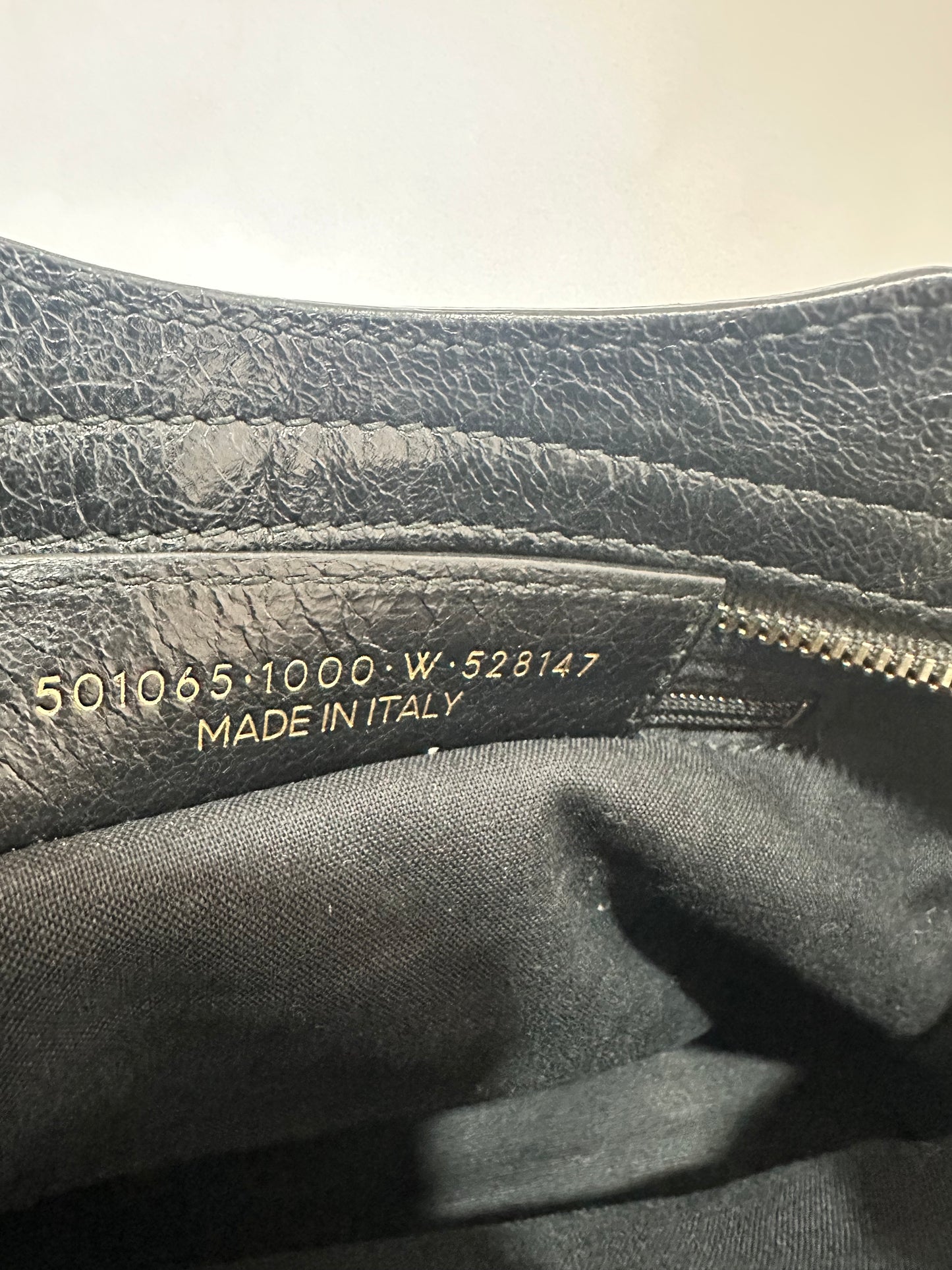 Balenciaga Black Perforated Leather Mini RH Classic City Tote