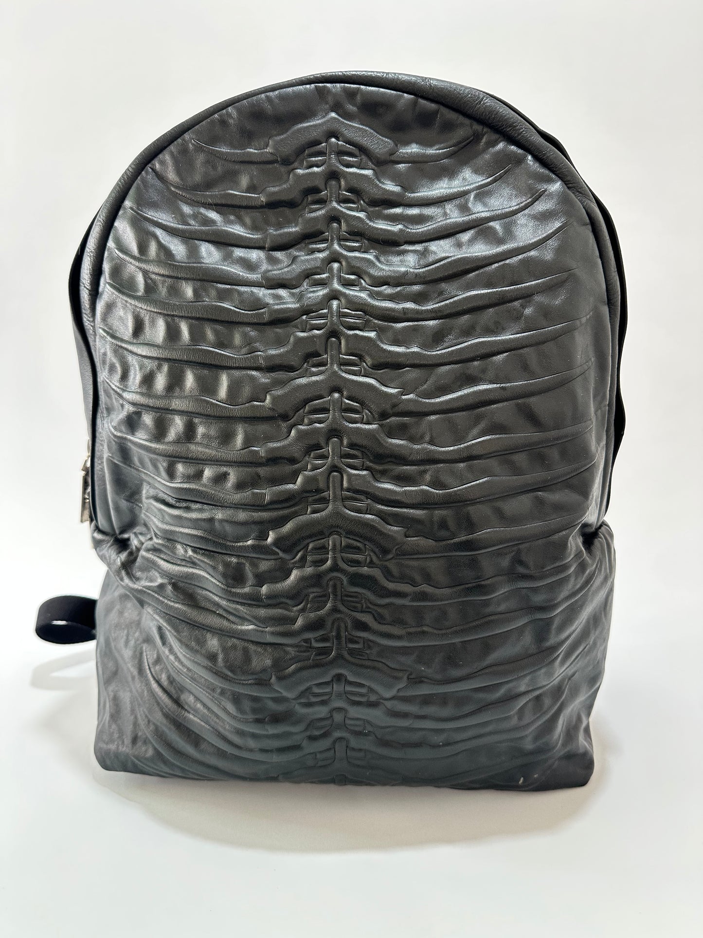 ALEXANDER MCQUEEN RIB CAGE LEATHER BACKPACK