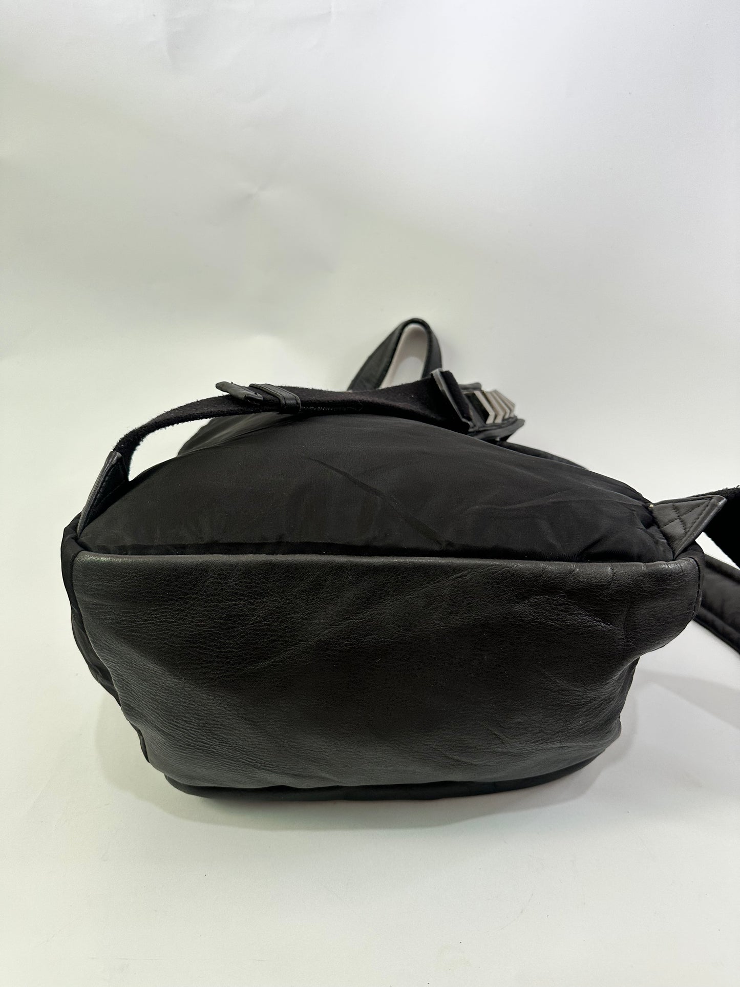 GIVENCHY
Nylon Calfskin Studded Backpack Black