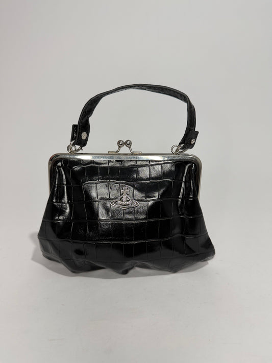 Vivienne Westwood Granny Frame leather tote bag