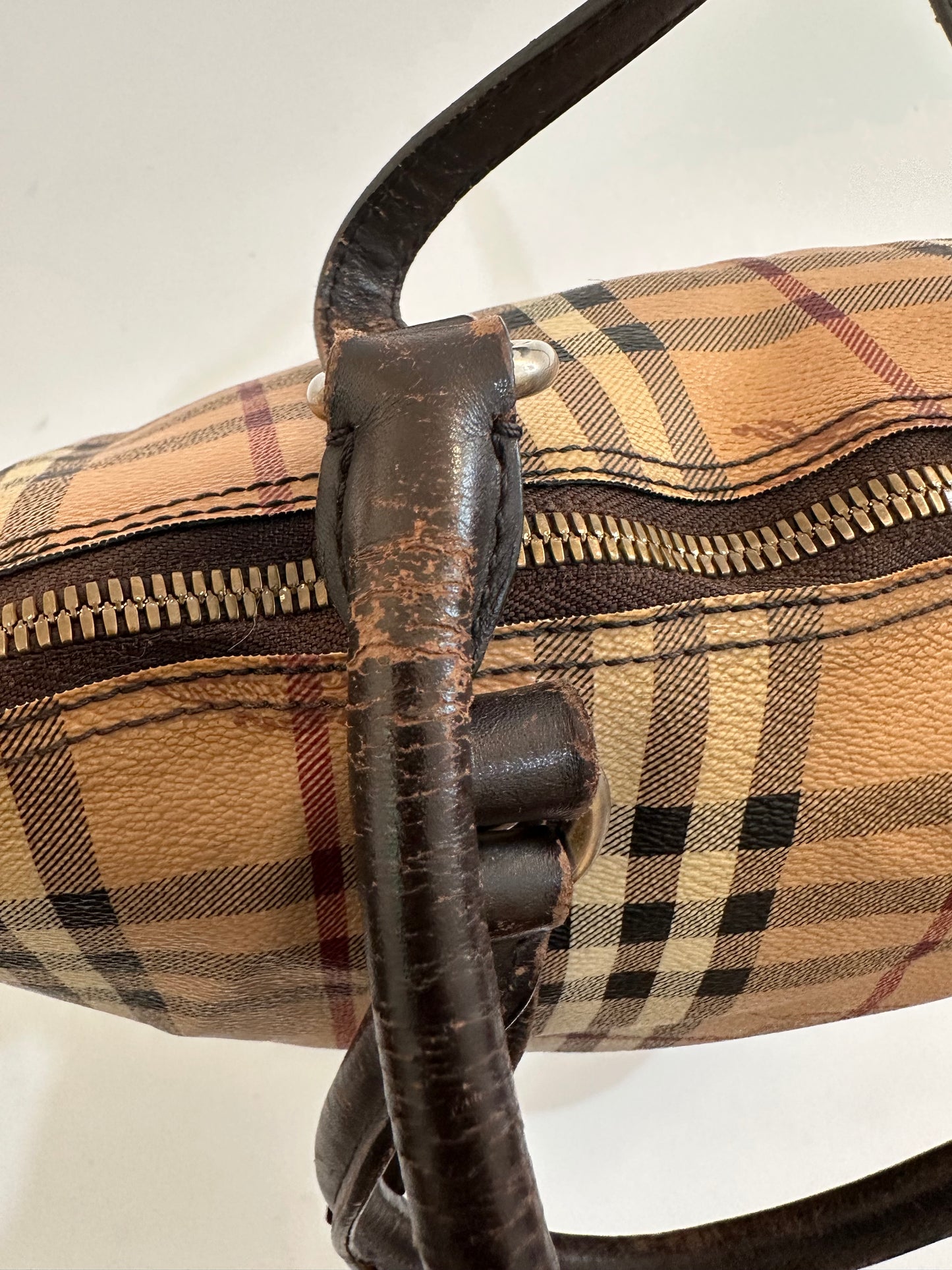 BURBERRY Haymarket Check Salisbury Tote Bag