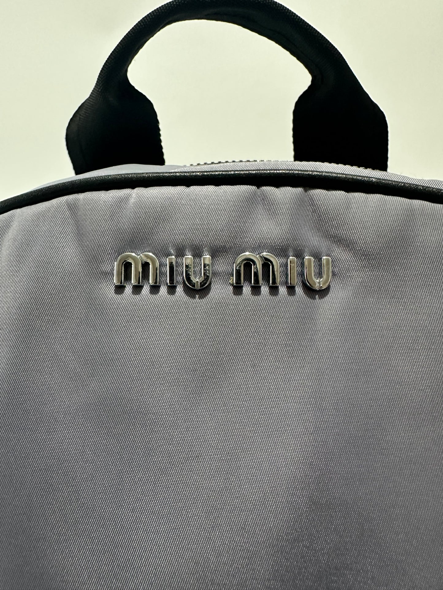MIU MIU
Nylon Satin Patches Bomber Backpack