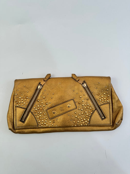 ALEXANDER MCQUEEN
Leather Faithful Glove Clutch