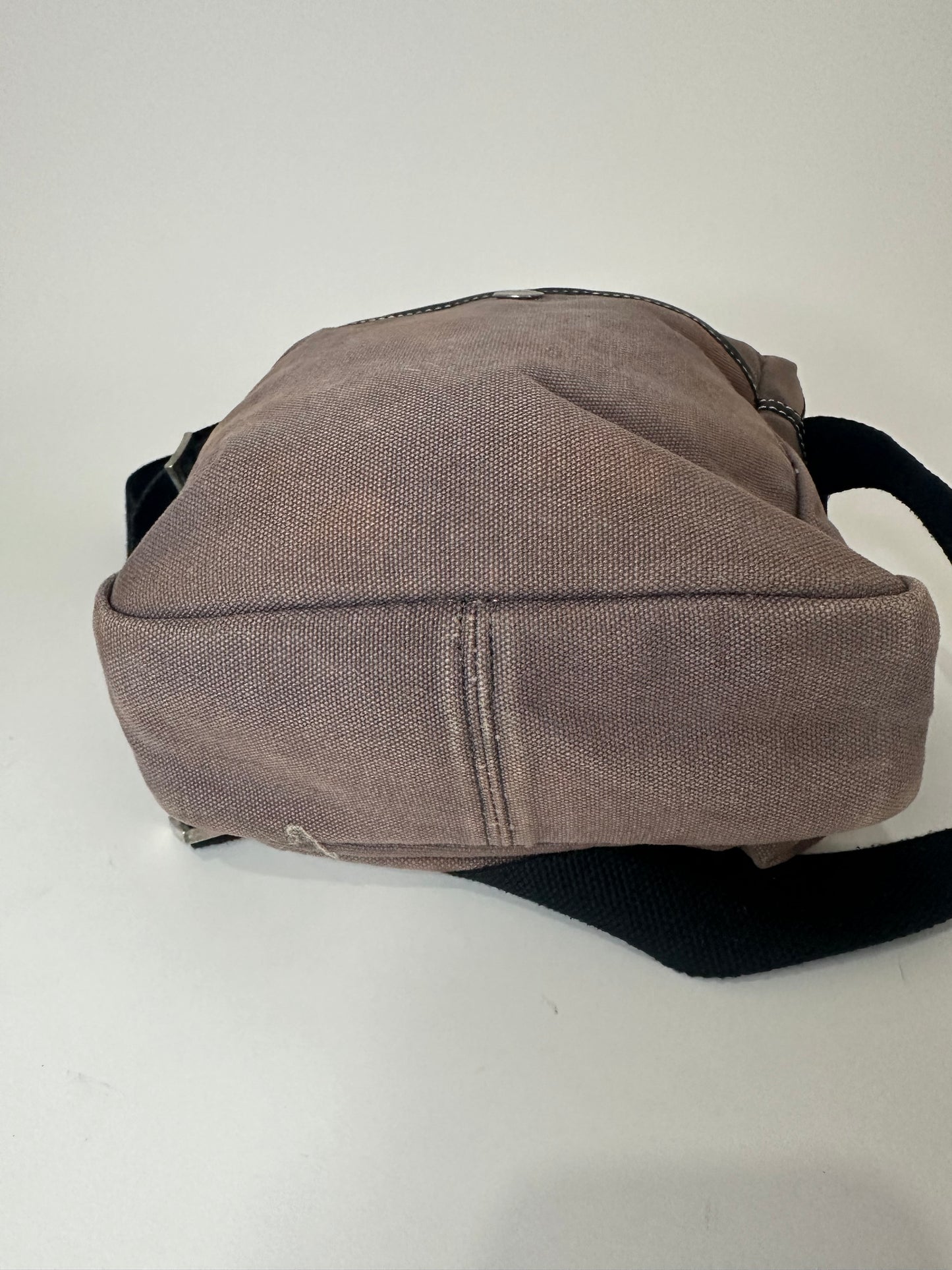 VIVIENNE WESTWOOD Canvas Crossbody Bag in Brown