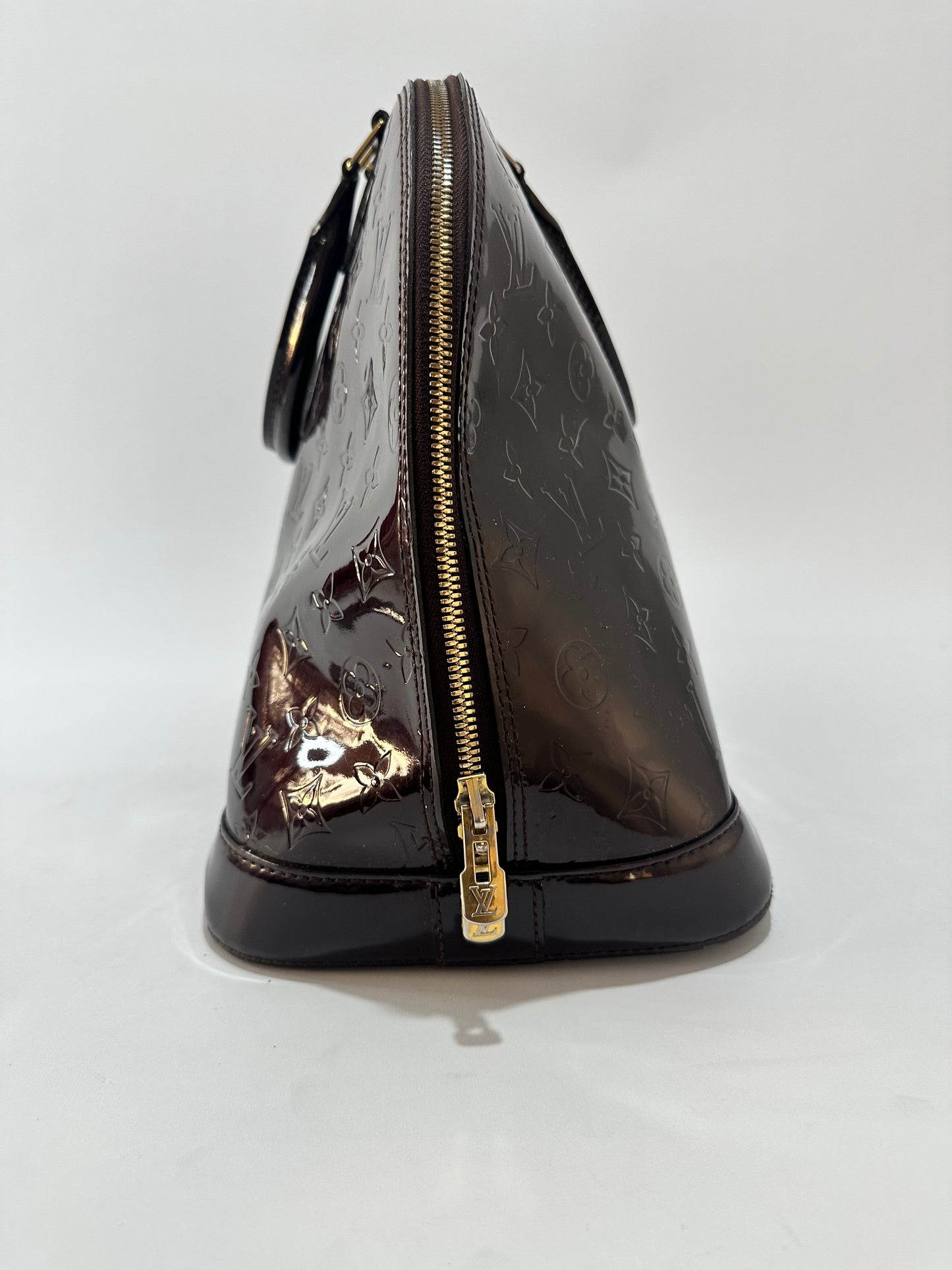 Louis Vuitton Amarante Monogram Vernis Alma GM Bag