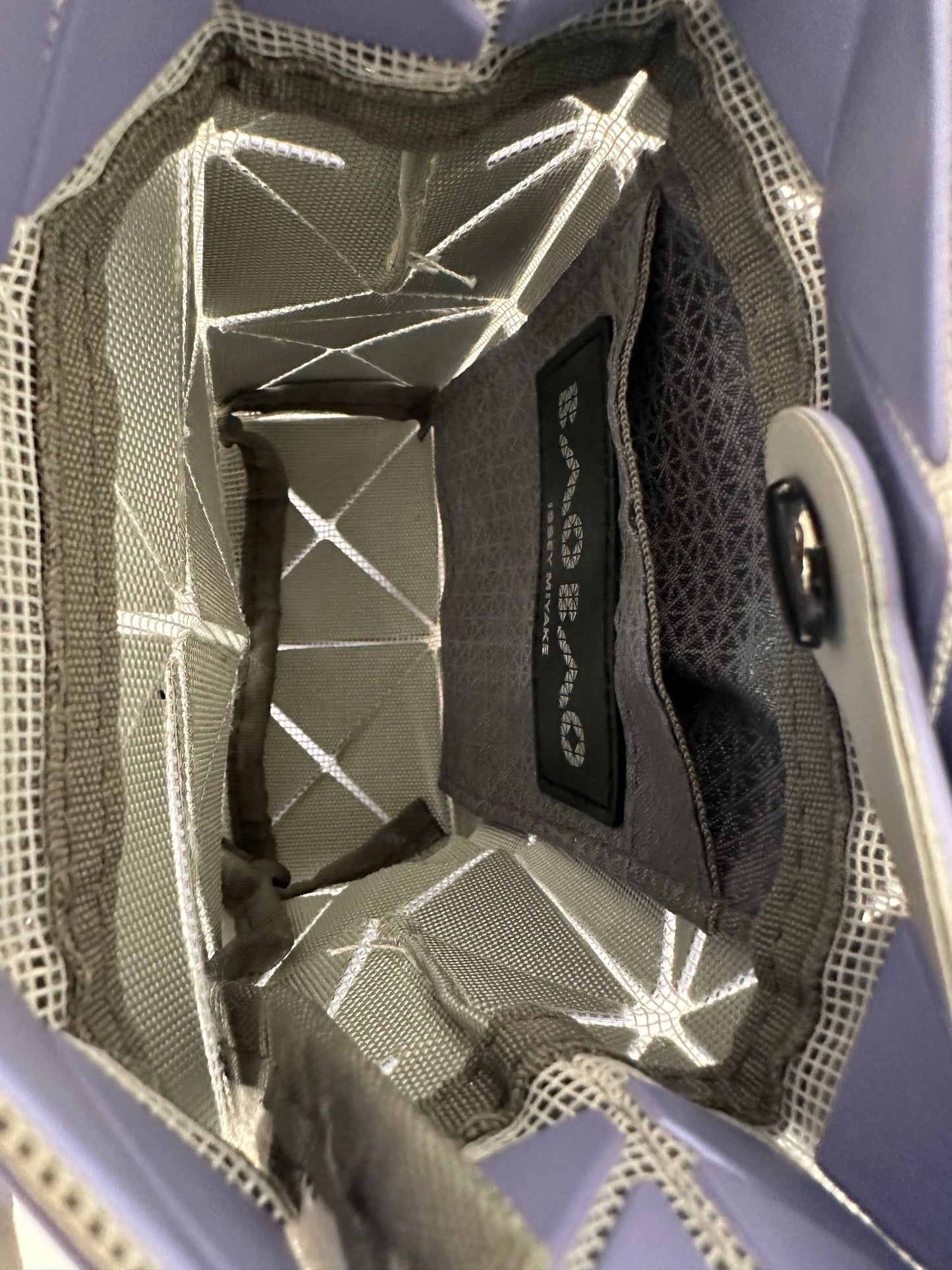 BAO BAO ISSEY MIYAKE Purple Lucent Frost Small Pouch