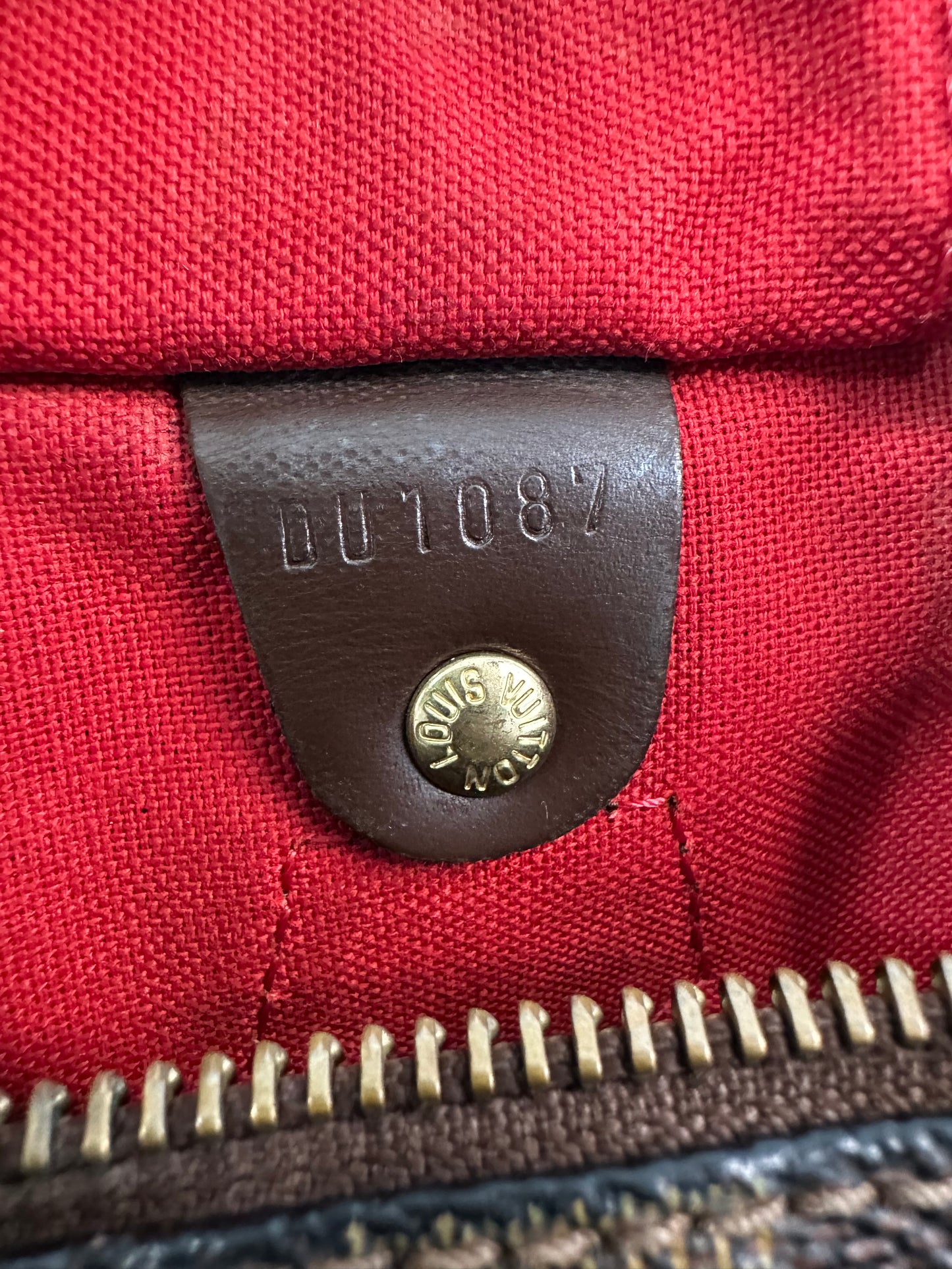 LOUIS VUITTON Damier ebene Speedy 30