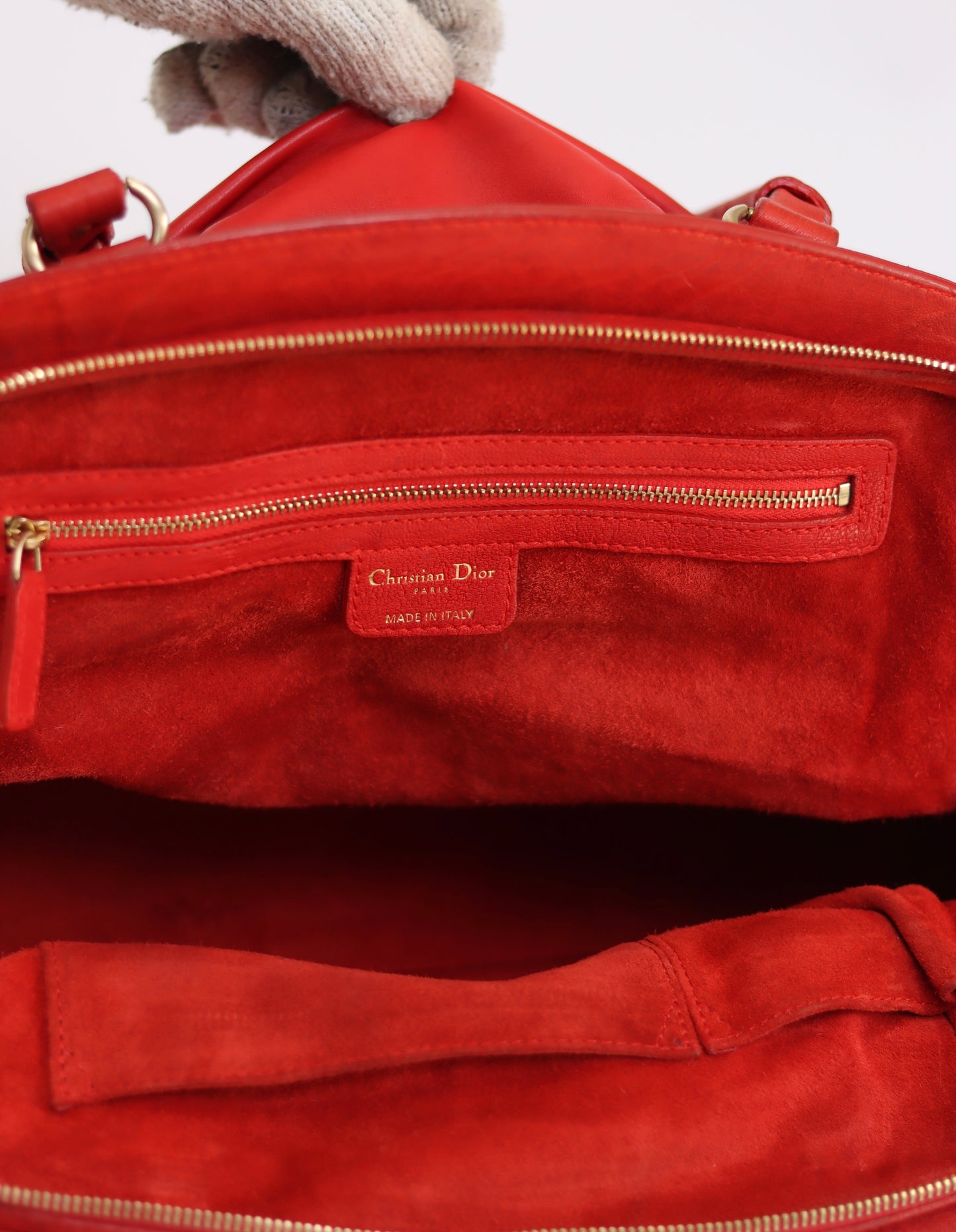 Dior Red Leather My Dior Everyday Bag