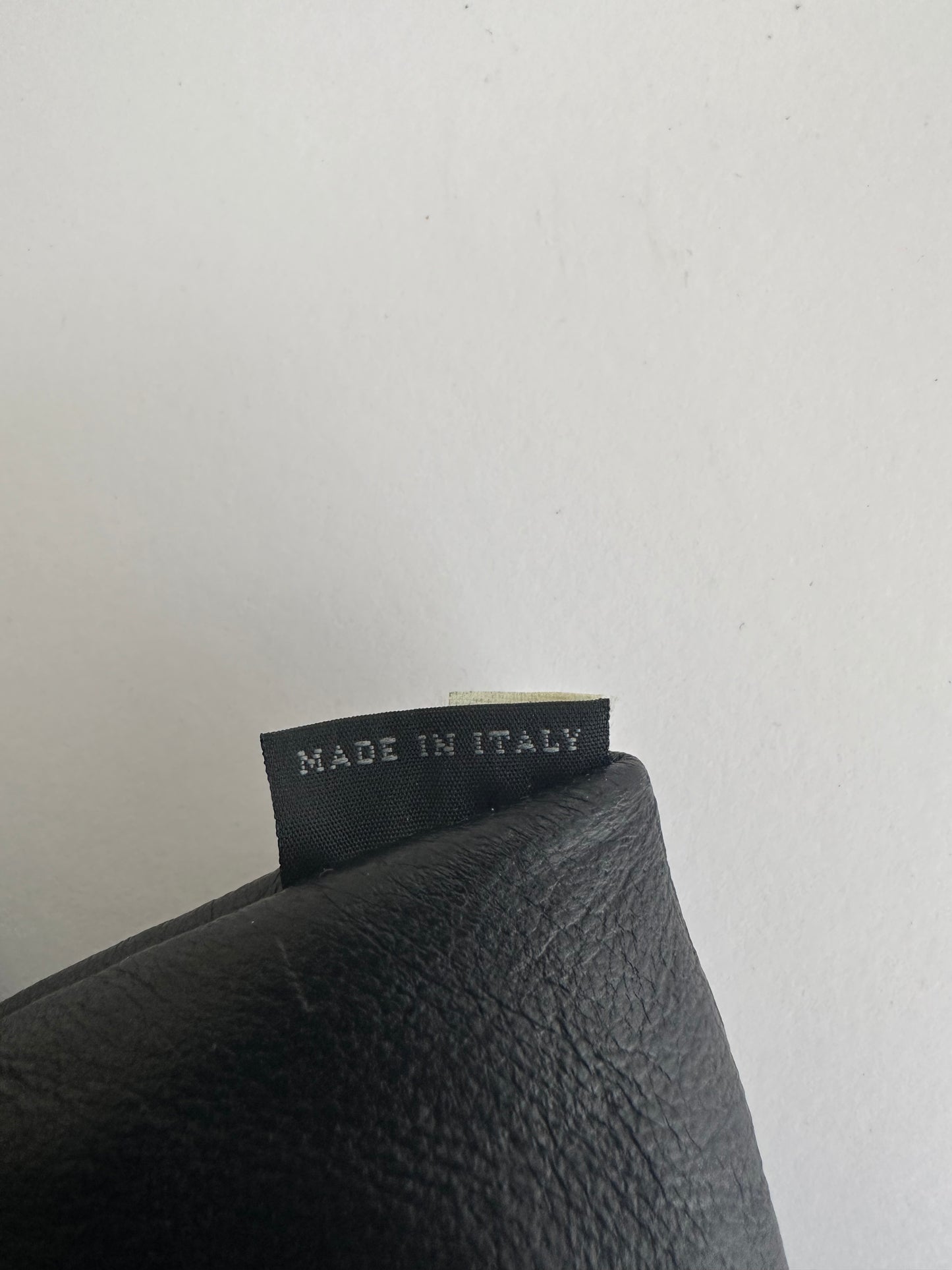 PRADA Black Leather Travel Clutch