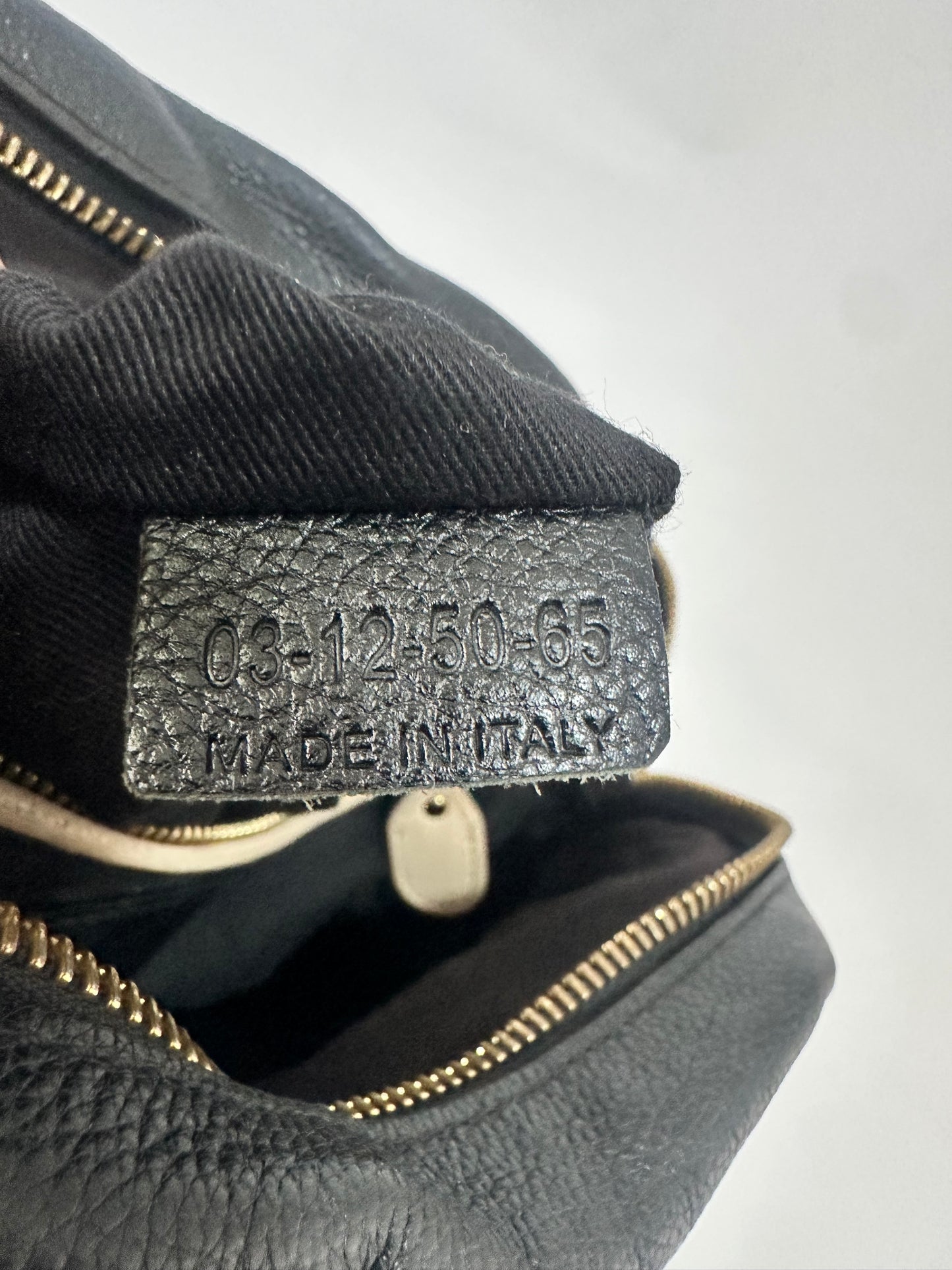 Chloe Black Leather Medium Paraty Shoulder Bag