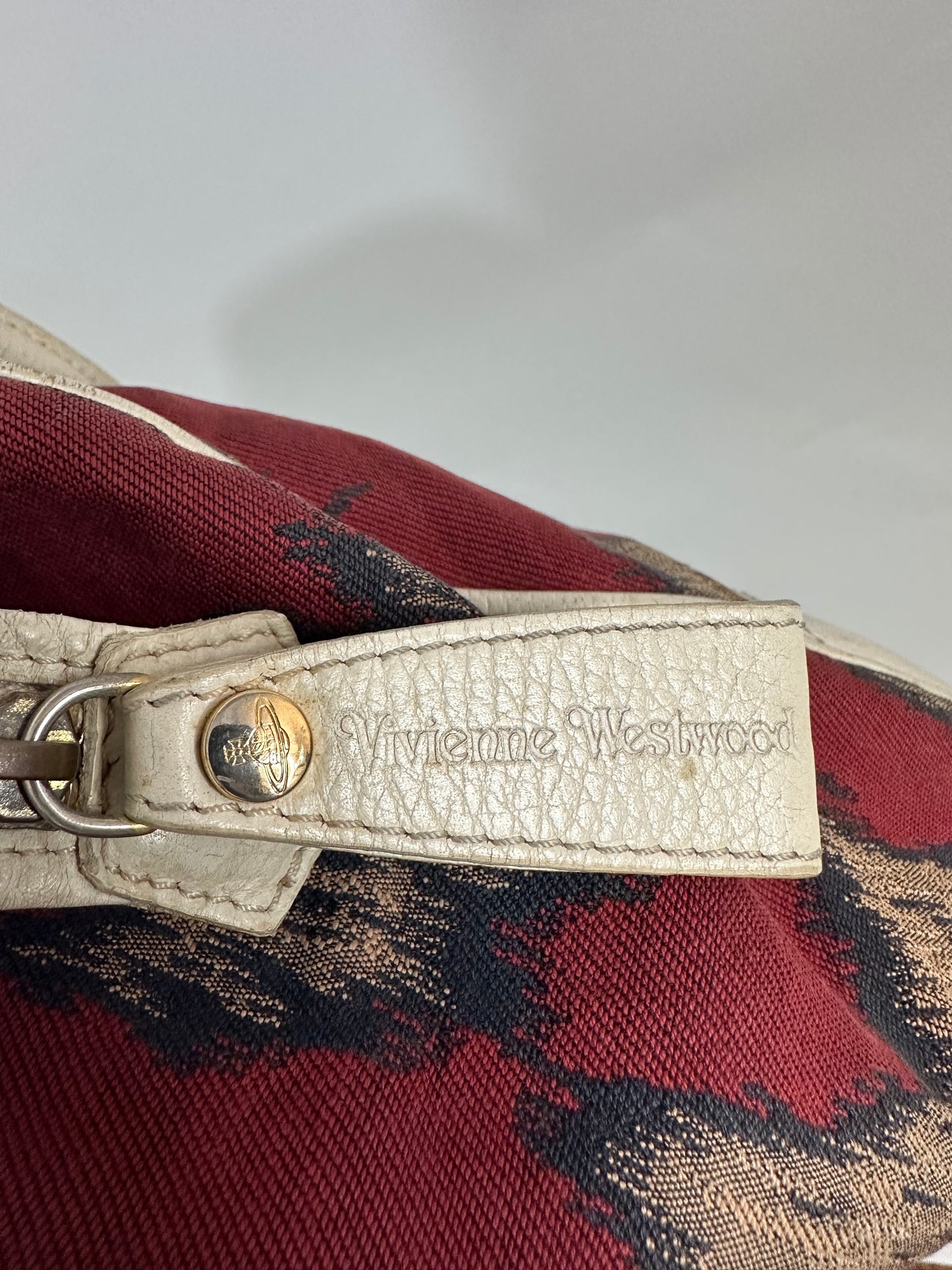 Vivienne Westwood Multicolor Coated Canvas Derby Satchel