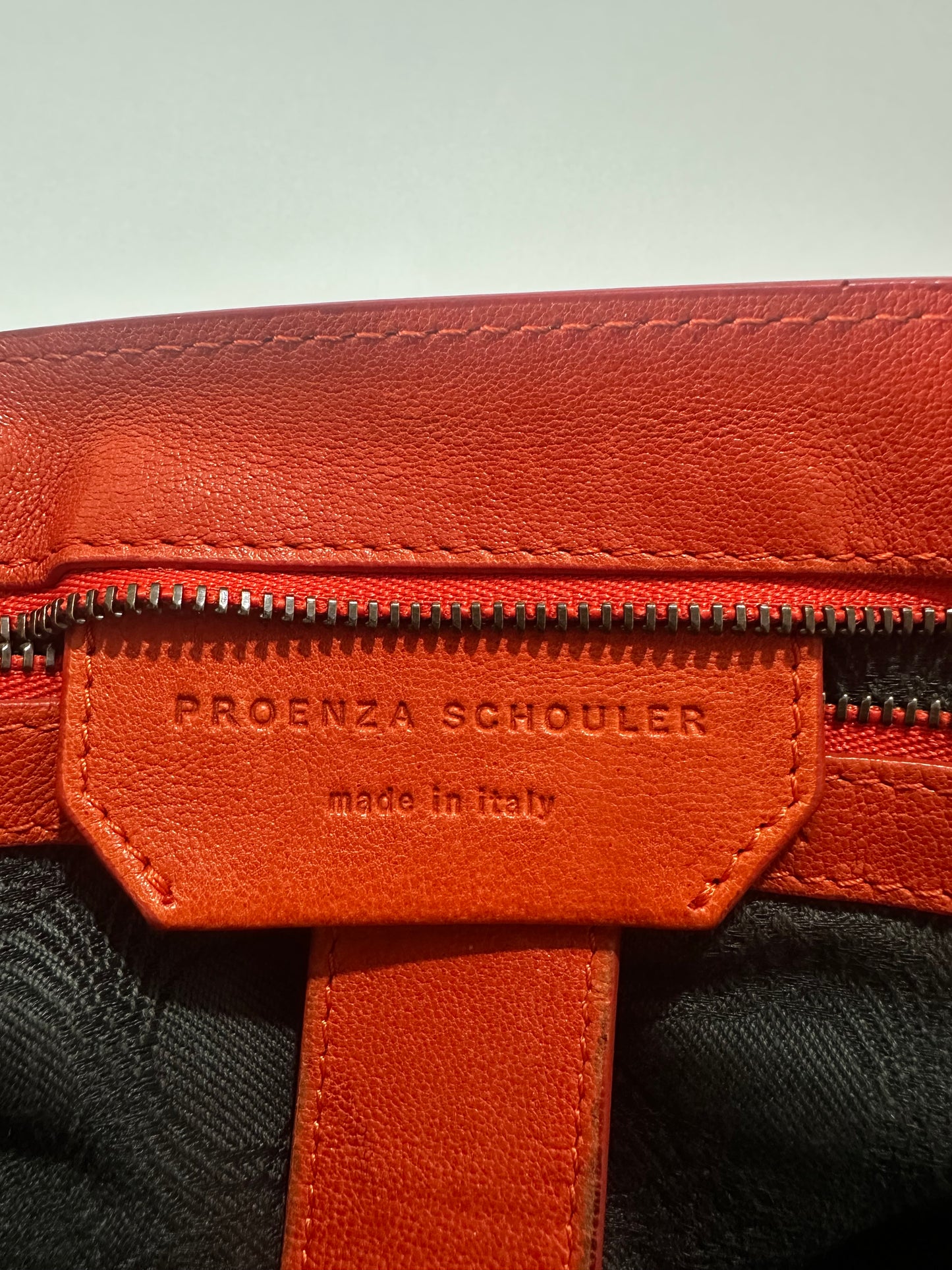 PROENZA SCHOULER Lambskin Medium PS1 Satchel Dove Red