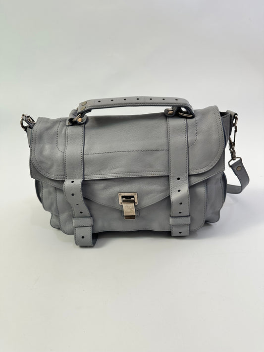 PROENZA SCHOULER
Lambskin Medium PS1 Satchel Dove Grey