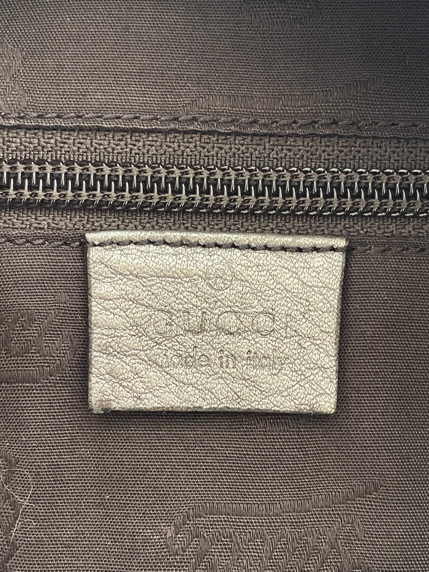 Gucci Metallic Imprime GG Tote Mini