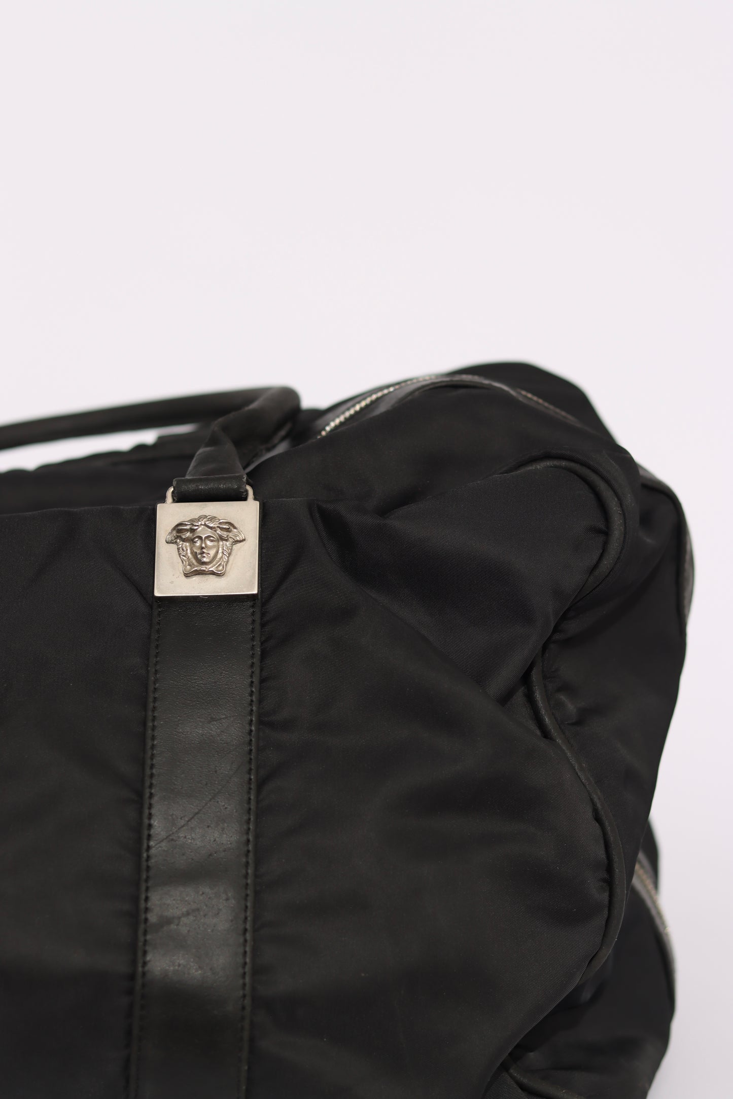 VERSACE
Nylon Palazzo Duffle Bag Black