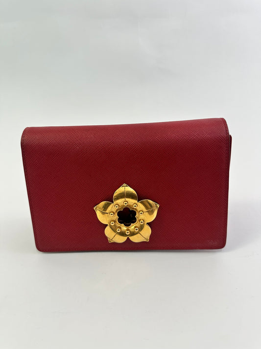 Prada Corolle Chain Bag Saffiano with Metal