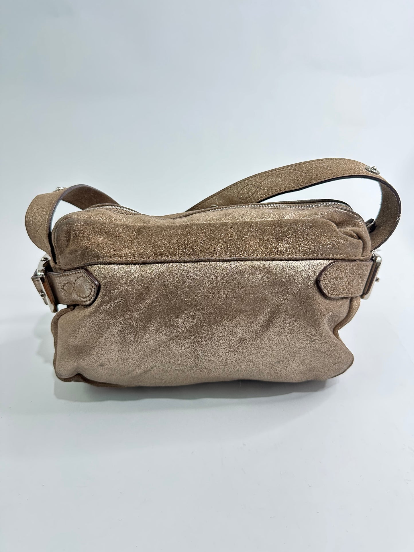 Mulberry Mettalic Leather Crossbody Bag