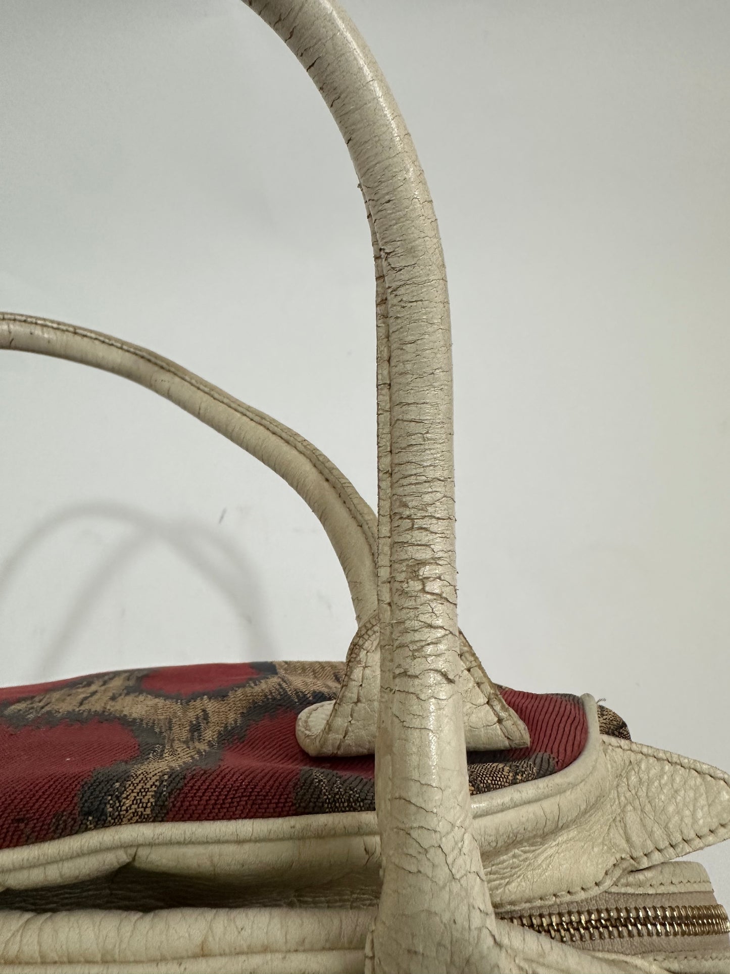 Vivienne Westwood Multicolor Coated Canvas Derby Satchel