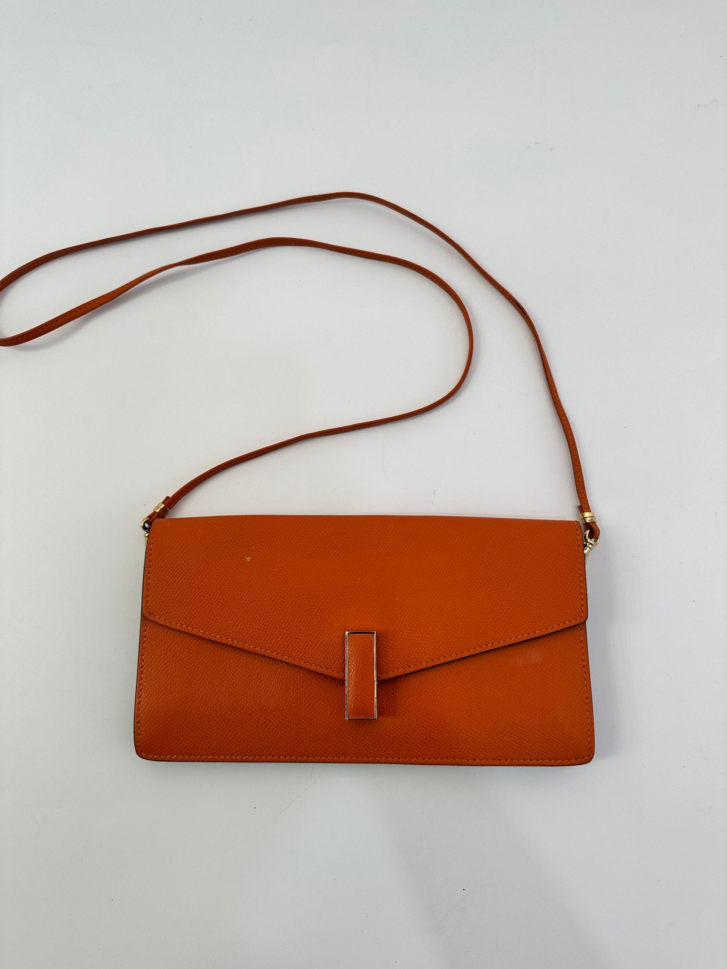 VALEXTRA
Iside Havana Saffiano Clutch