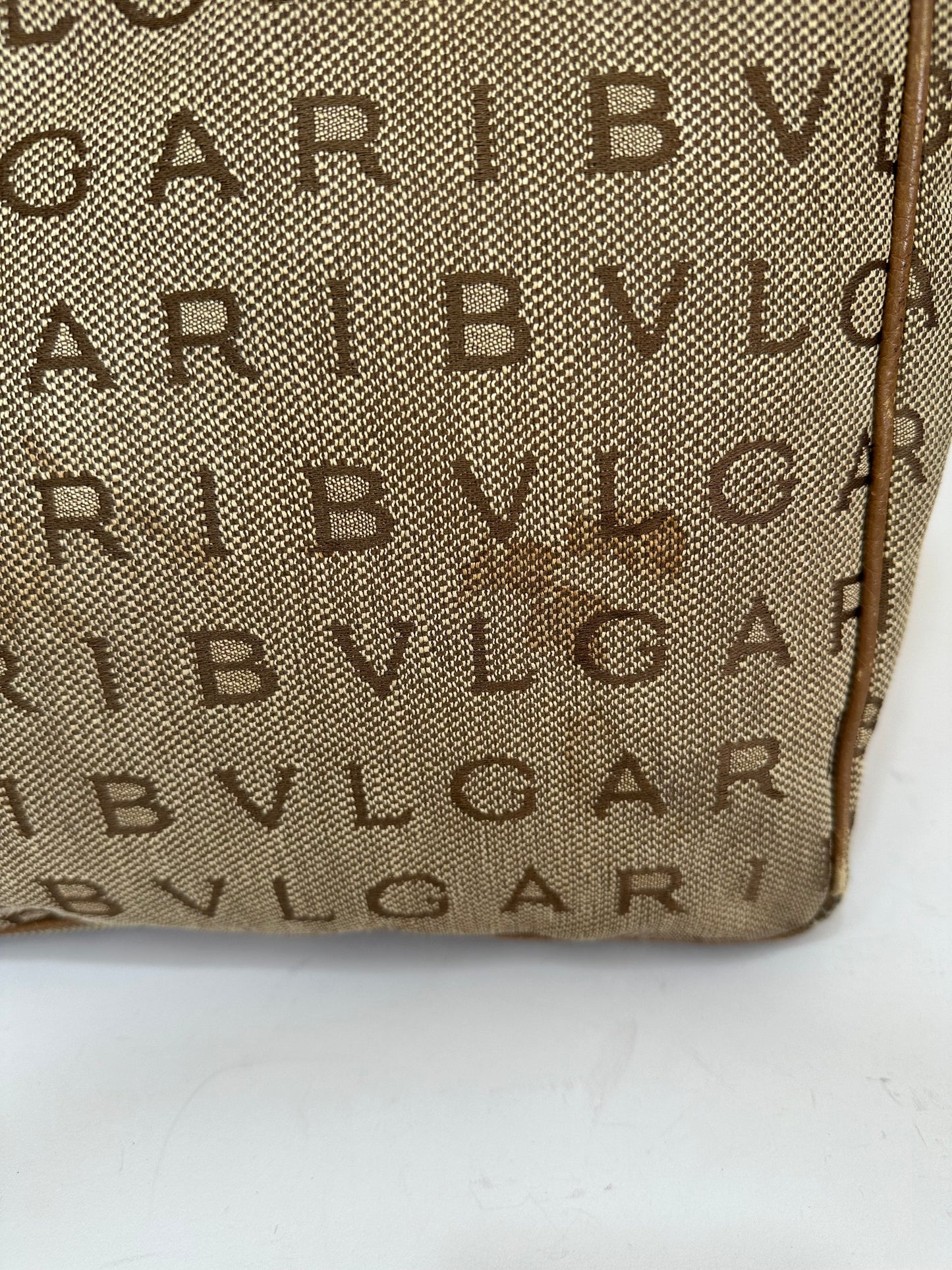 BVLGARI Becky Beige Shoulder Bag