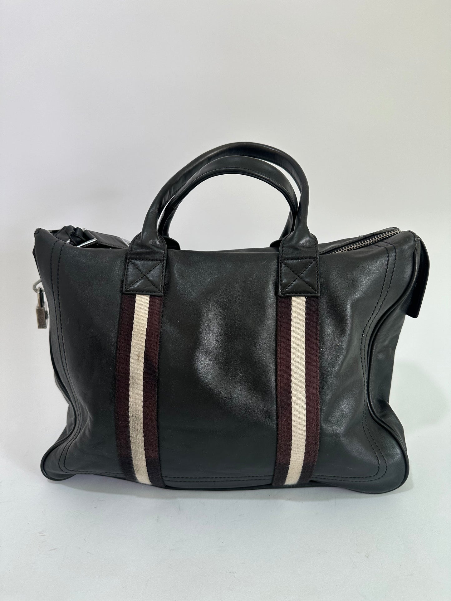 BALLY Business Bag Calfskin Black