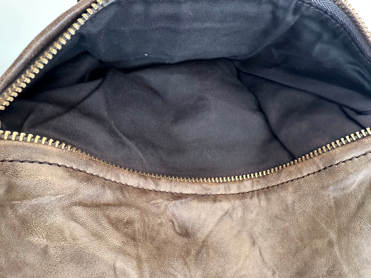 GIVENCHY
Charcoal Wrinkled Sheepskin Leather Medium Pandora Bag