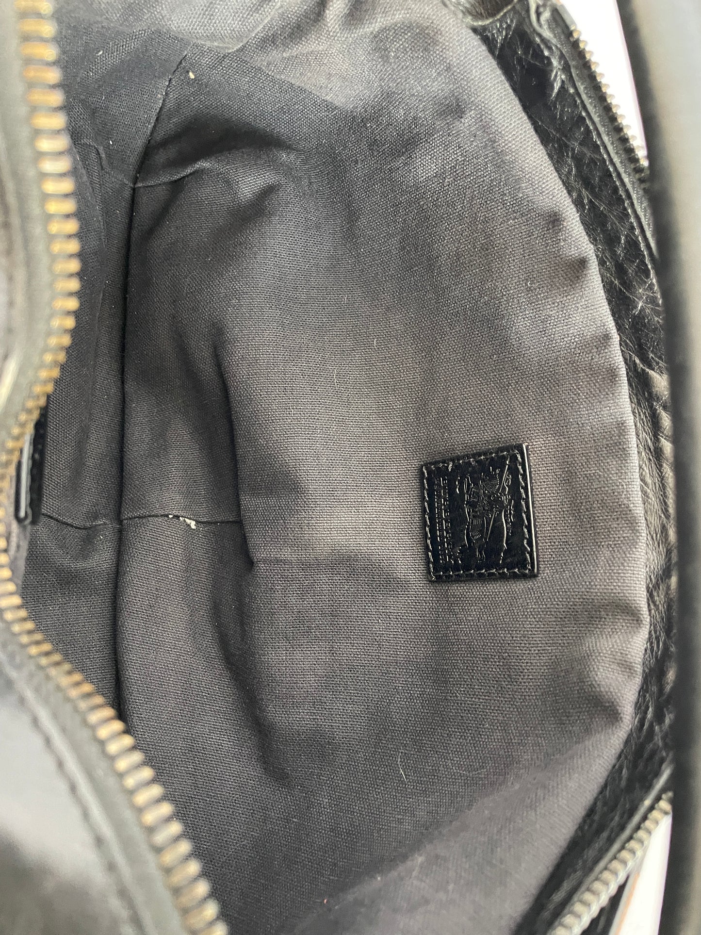 Burberry Brown/Black House Check Canvas and Leather Shoulder Bag