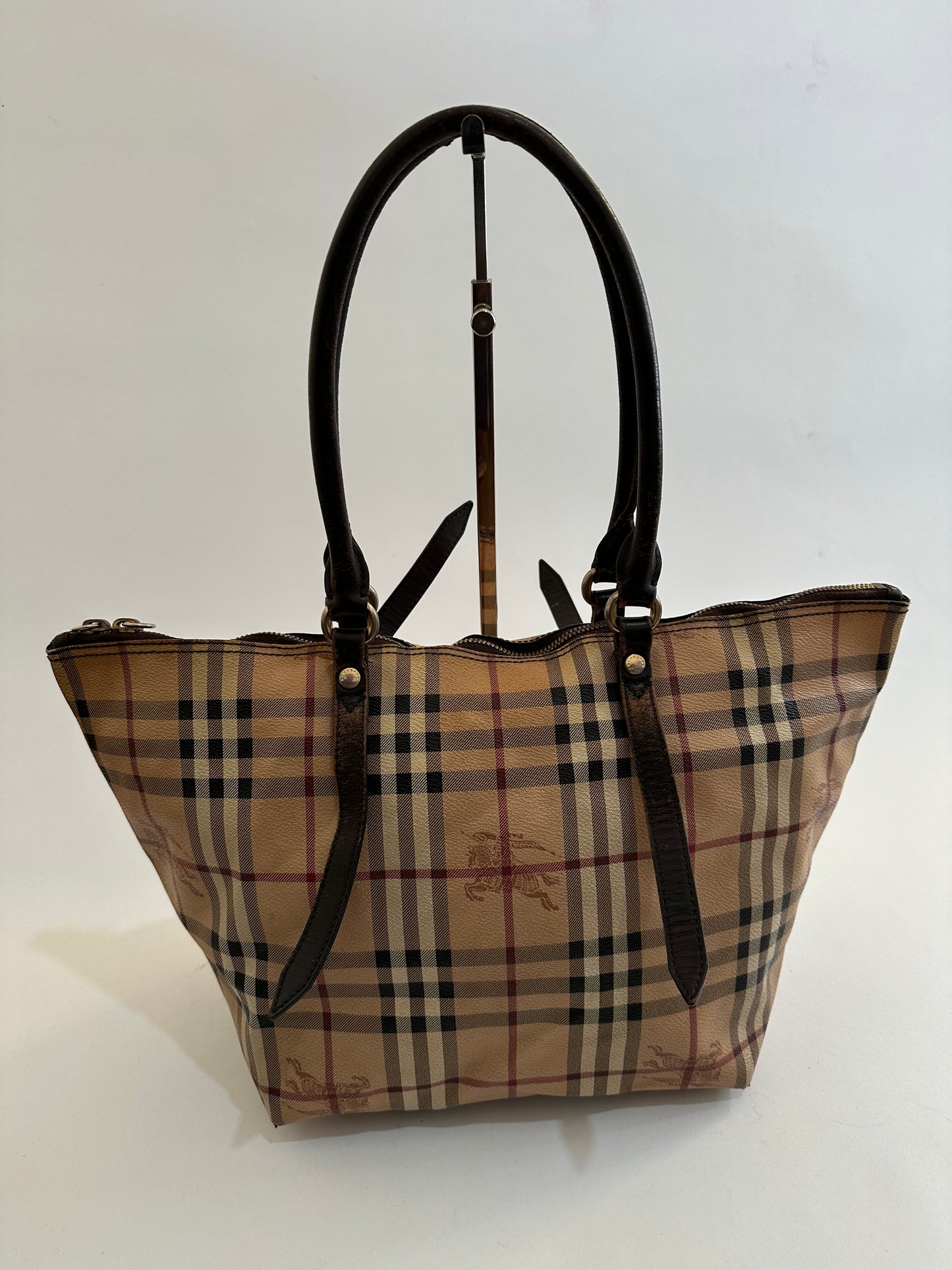 BURBERRY Haymarket Check Salisbury Tote Bag