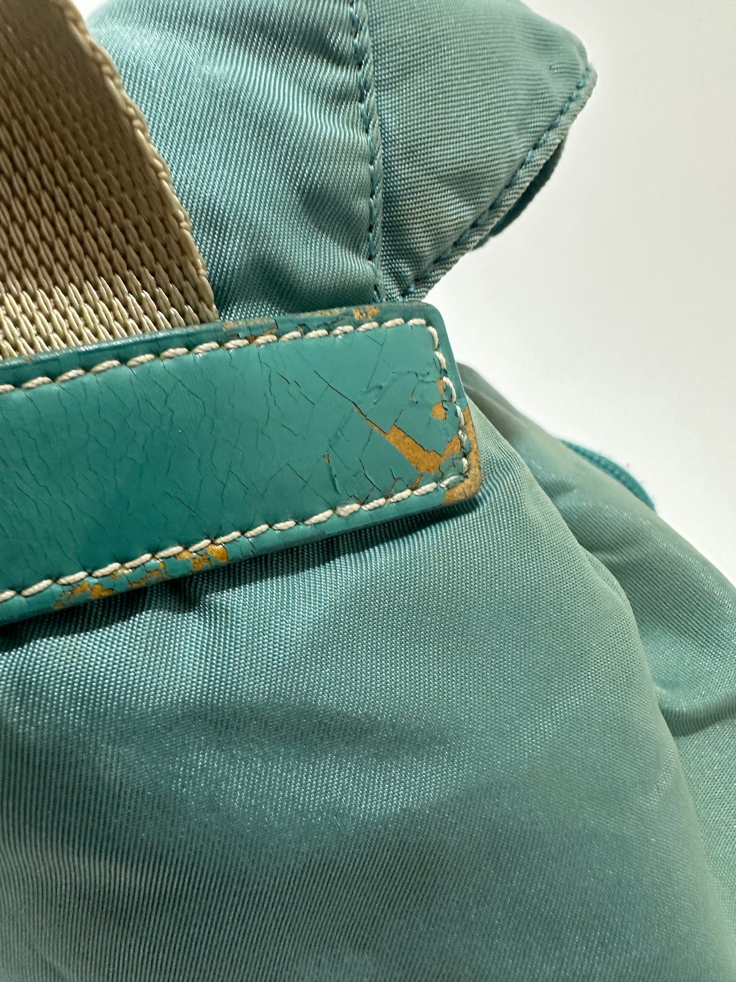 PRADA Nylon Vela Backpack Blue