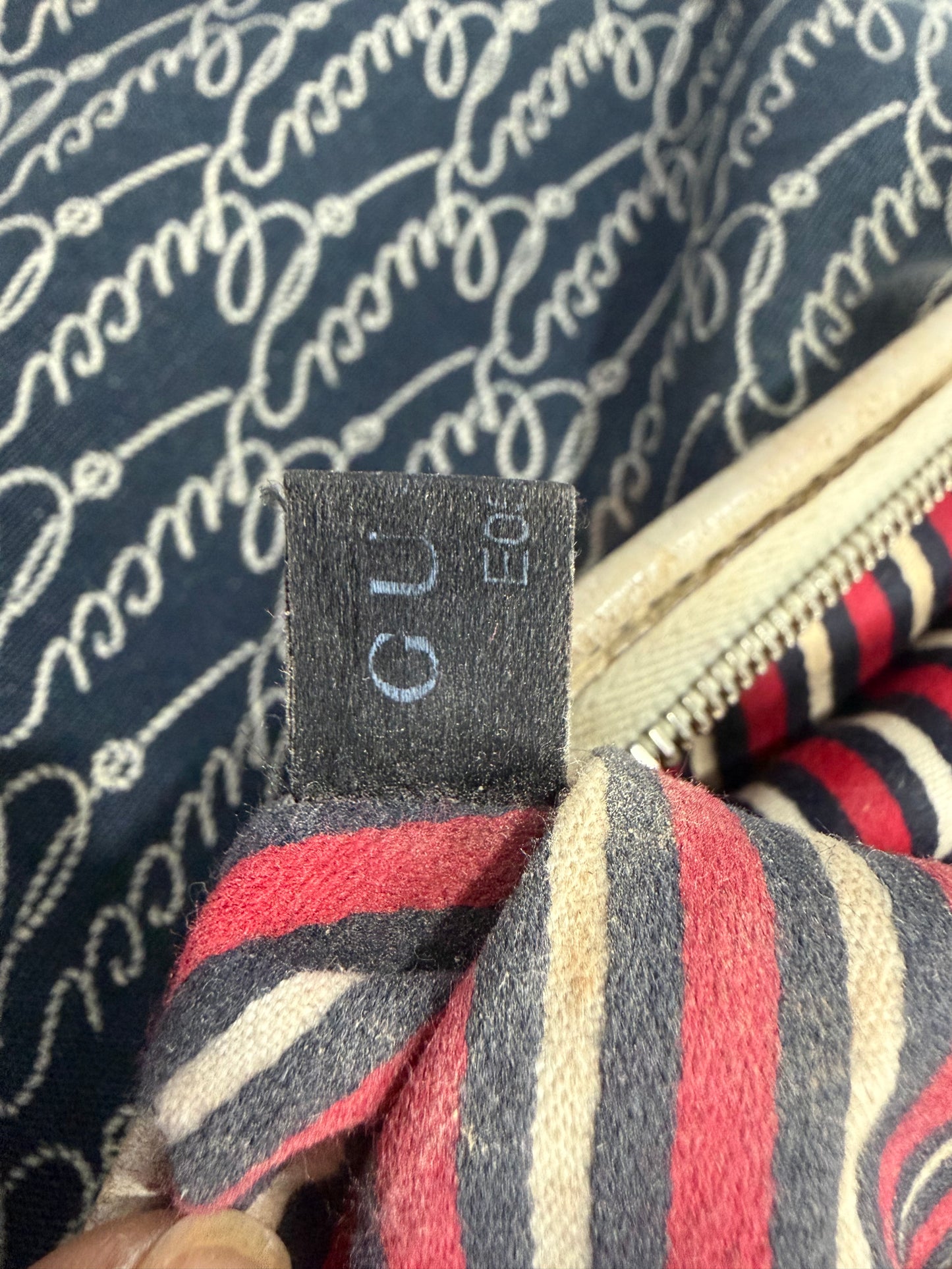 Gucci Pre-Owned
2000-2015 85th Anniversary Denim Abbey D Ring