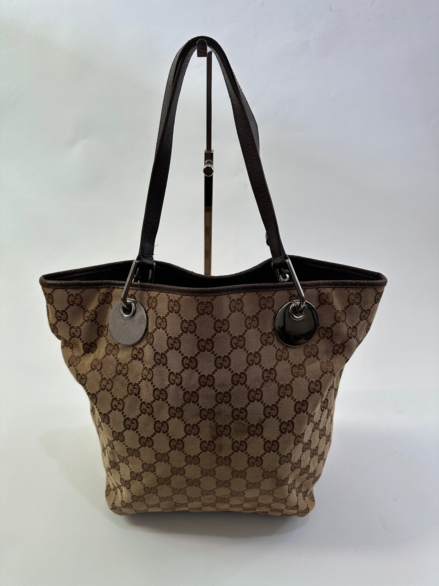 GUCCI
Monogram Large Eclipse Tote Dark Brown