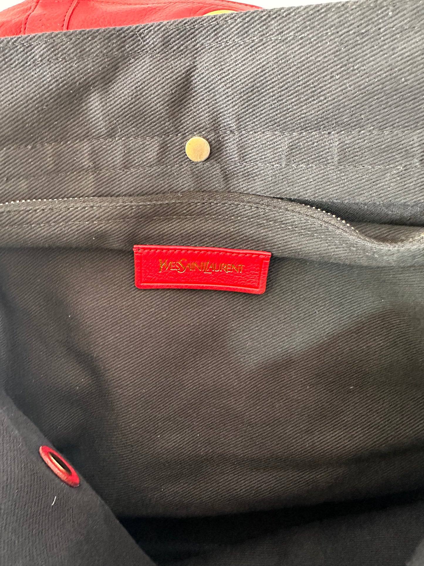 Saint Laurent Paris Red New Muse Two Bag