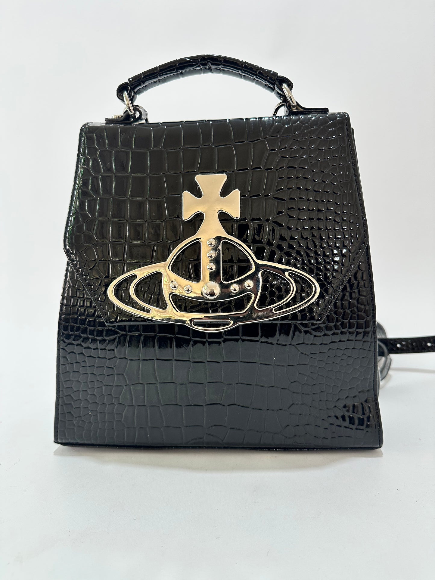 VIVIENNE WESTWOOD
Orb-plaque Embossed Backpack In Black