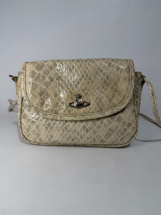 Vivienne Westwood crocodile embossed Crossbody Bag