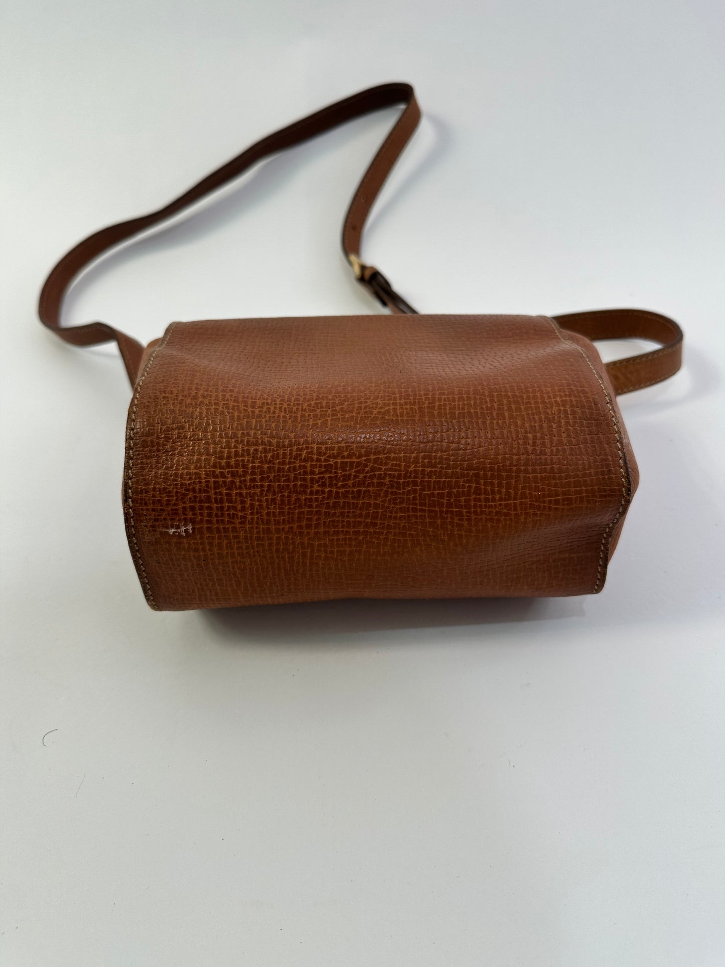 Loewe Vintage Brown Leather Crossbody Bag