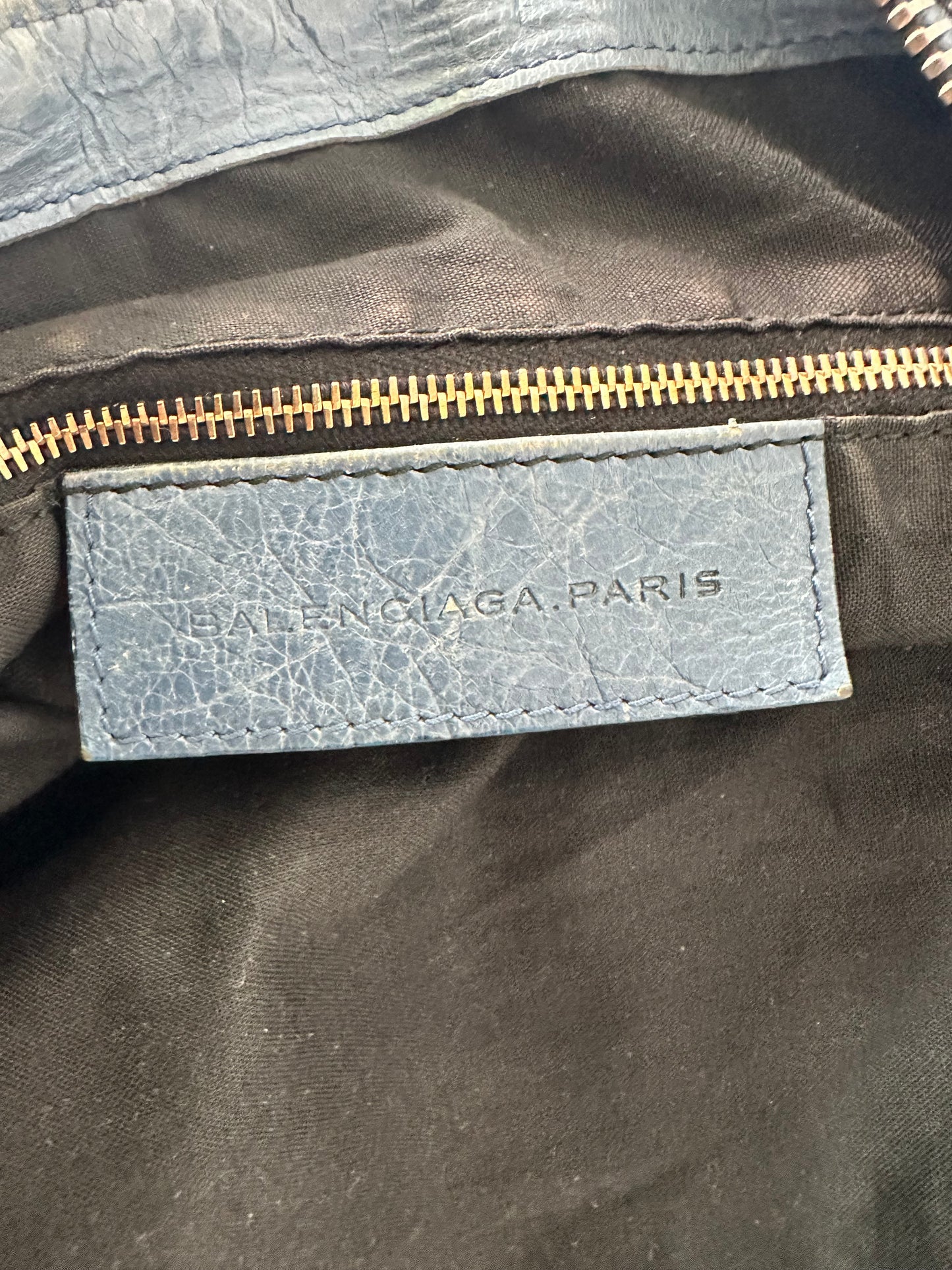 BALENCIAGA
Anthracite Lambskin Leather Giant 21 Rose Gold Work Bag
