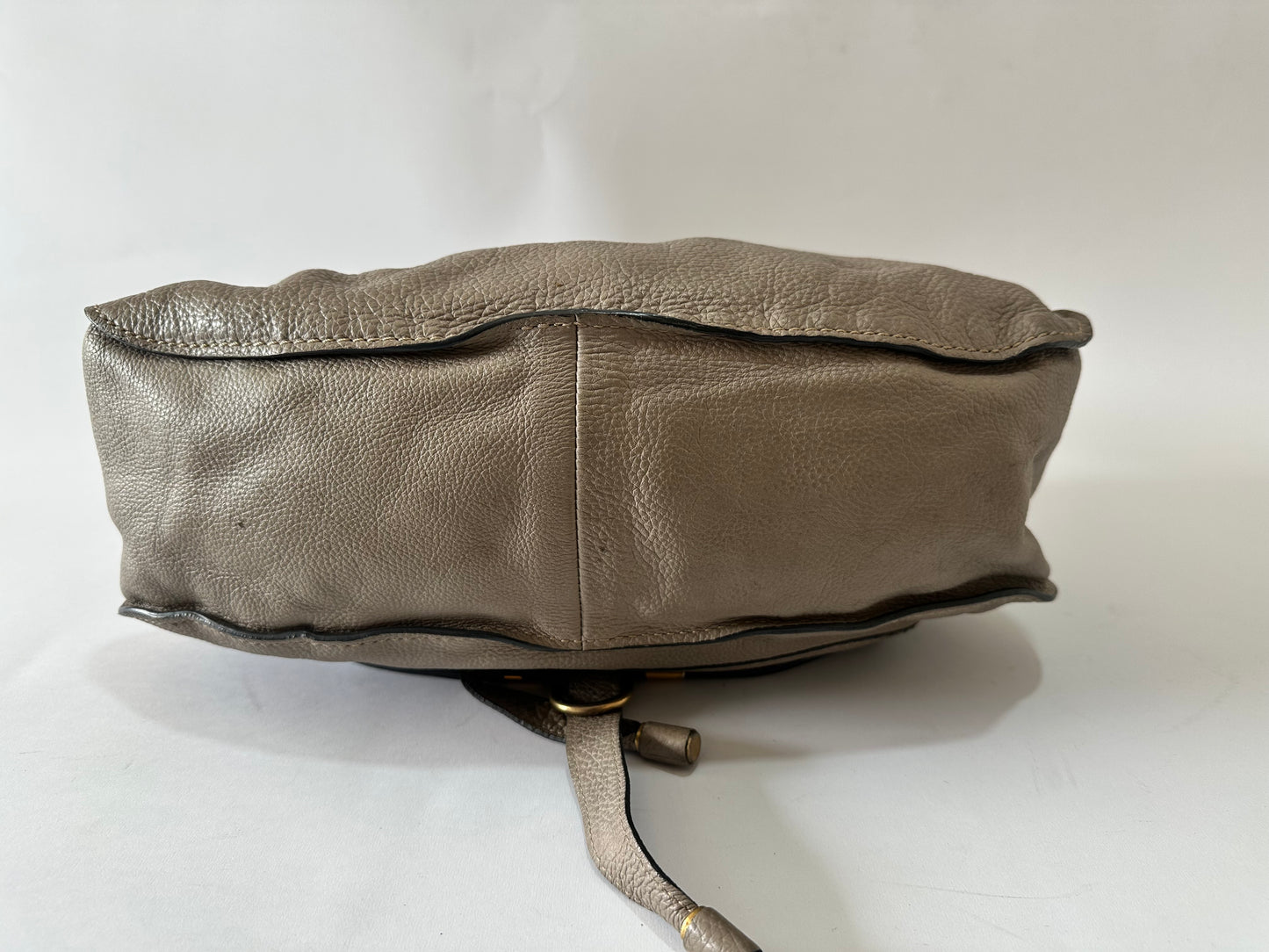 CHLOE
Calfskin Medium Marcie Saddle Shoulder Bag Motty Grey