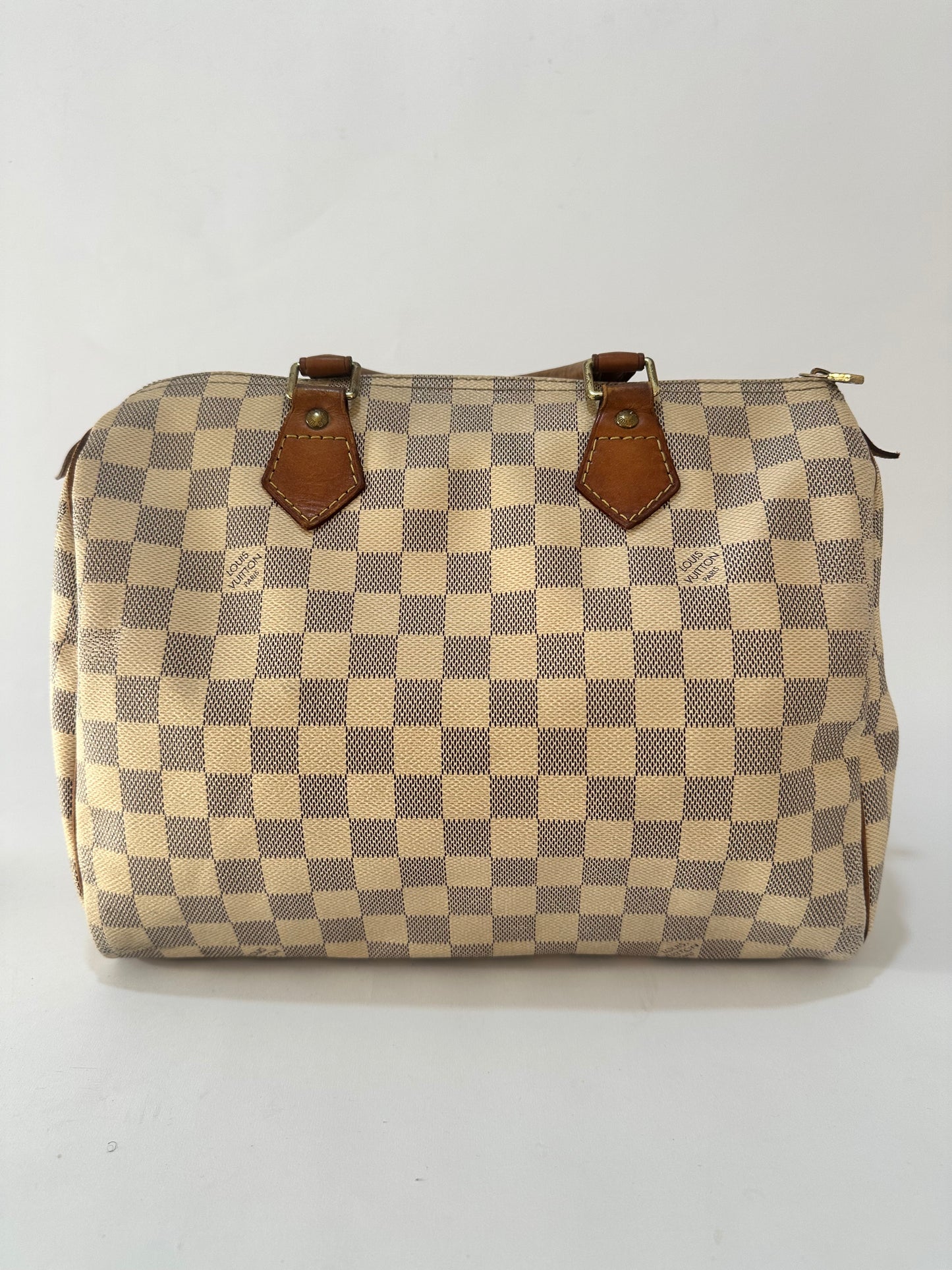 LOUIS VUITTON Damier Azur Speedy 30