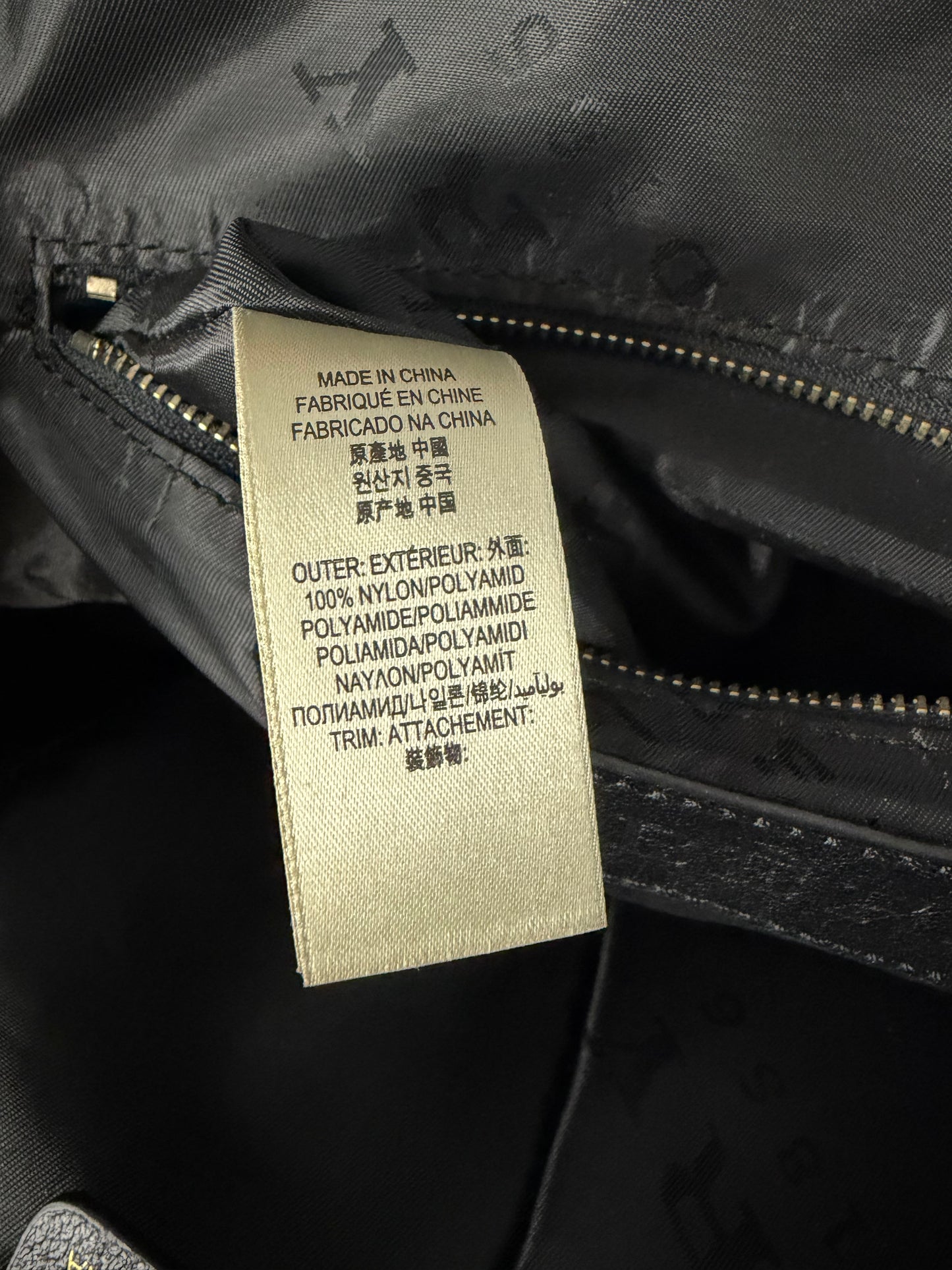BURBERRY
Prorsum Black Quilted Nappa Leather Country Animal Orchard Bag
