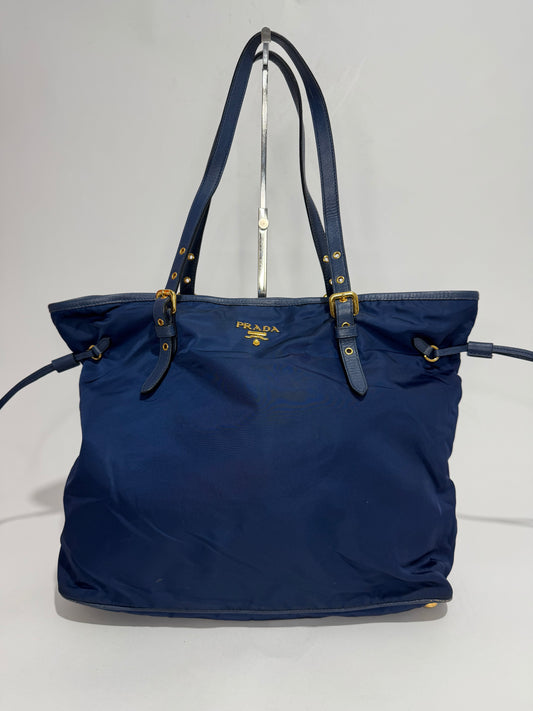 PRADA Tessuto Nylon Saffiano Tote