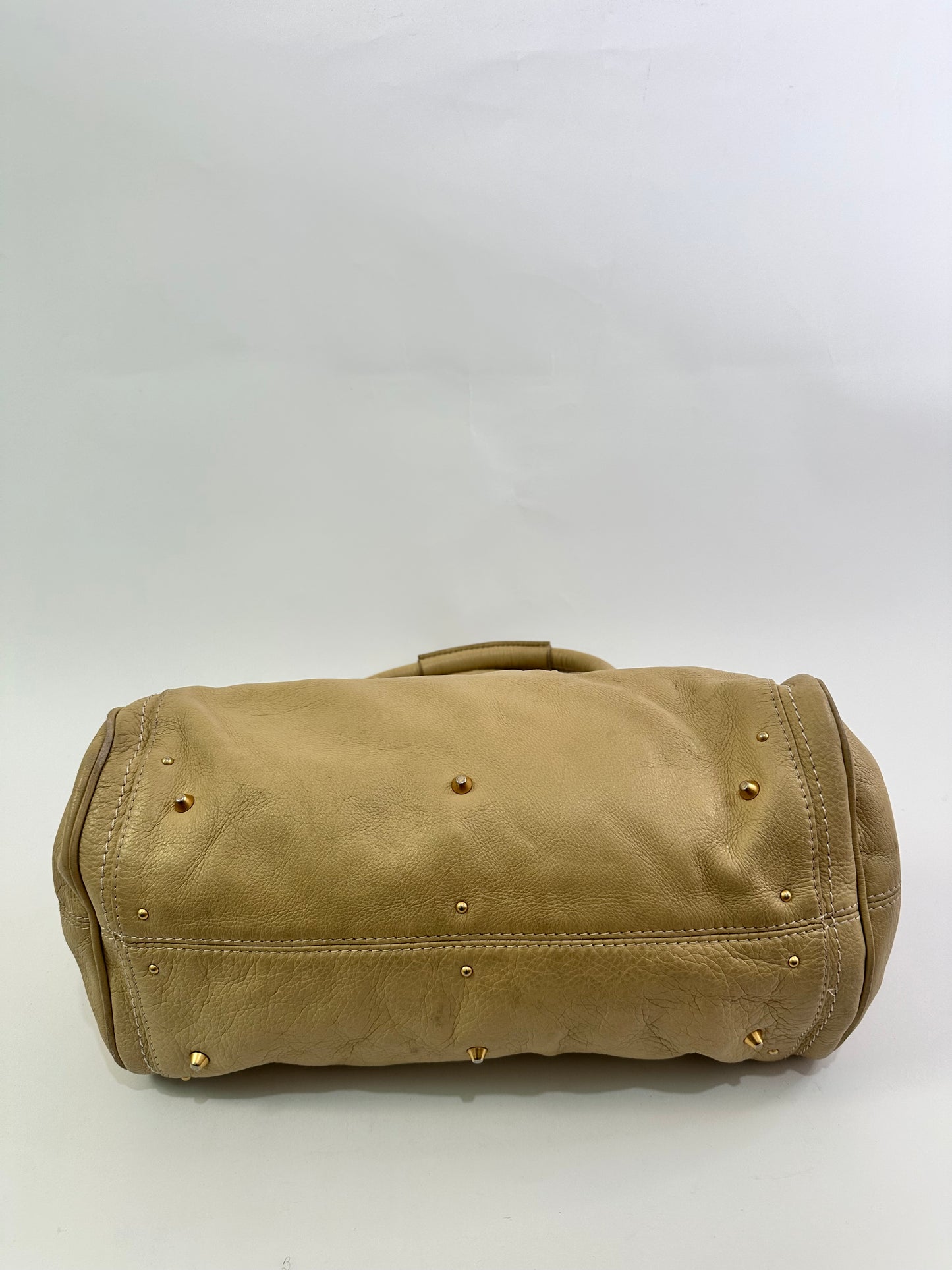 Chloe Beige Leather Medium Paddington Satchel