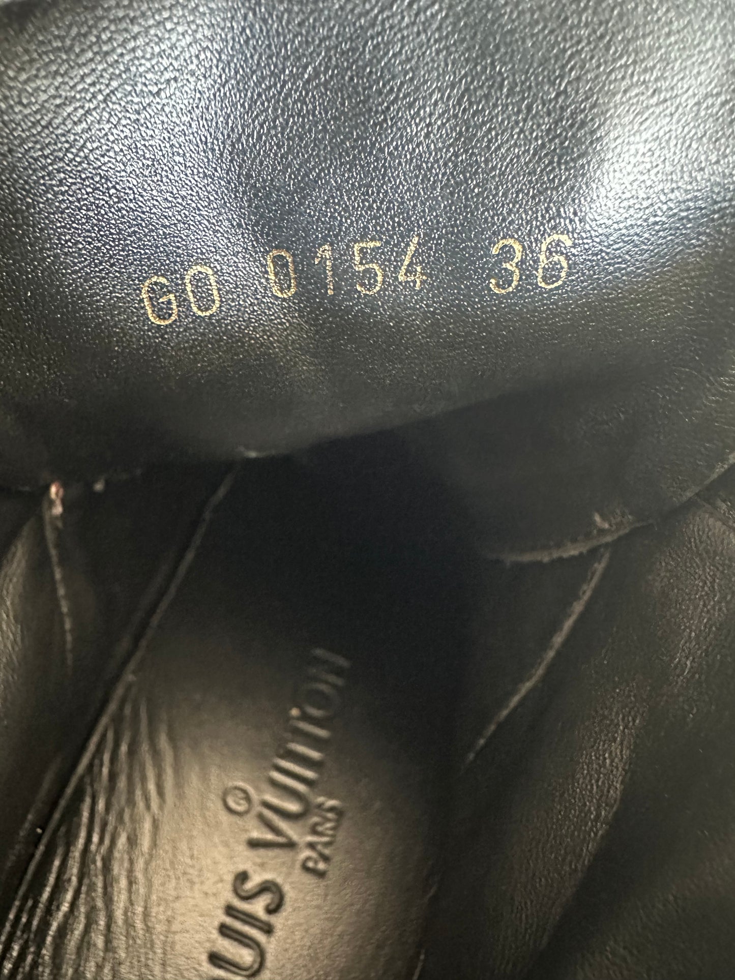 LOUIS VUITTON Black Monogram Suede and Leather Cliff Top Lace Up Sneakers Size