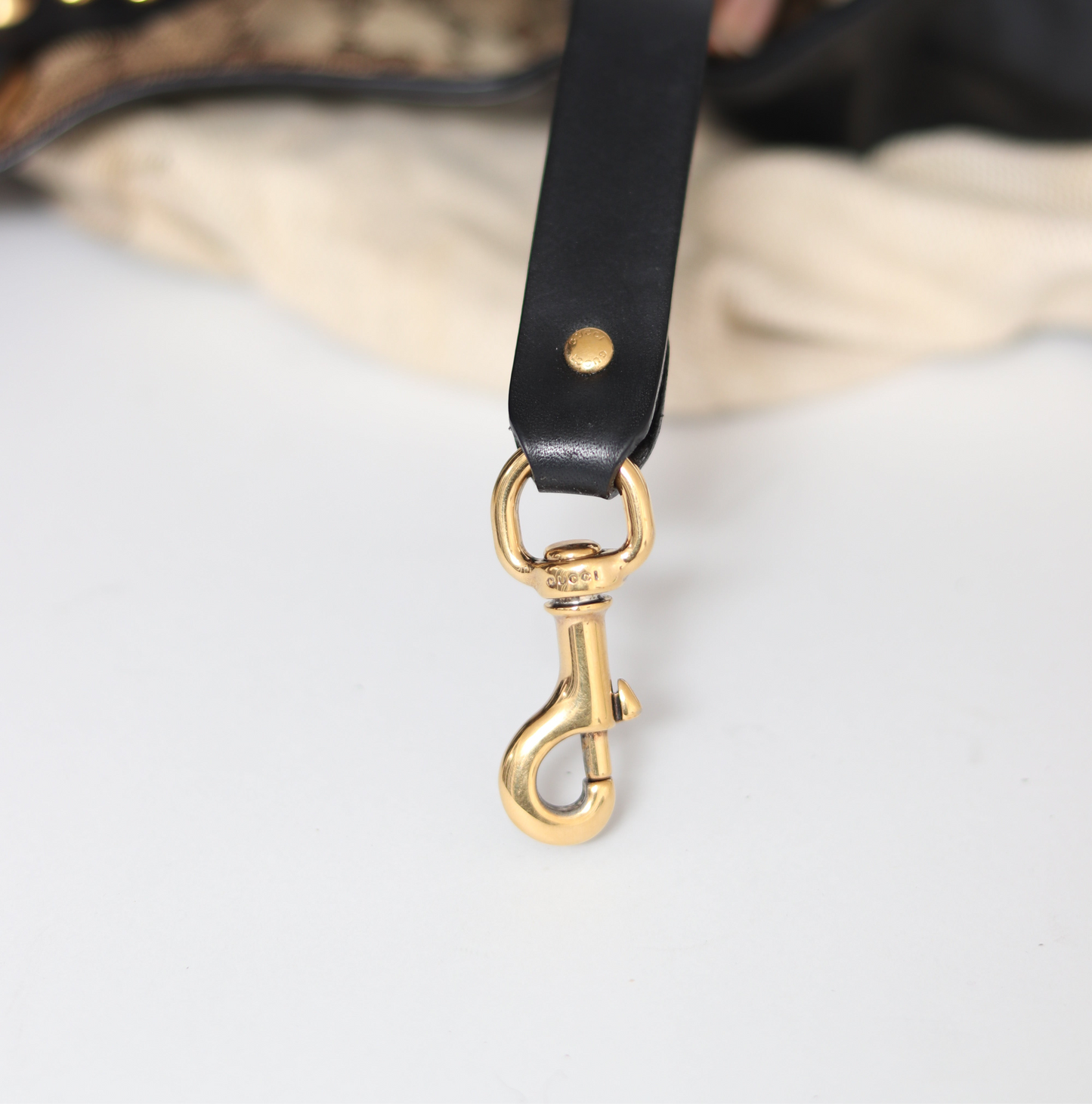 Gucci
GG Canvas Studded Hobo