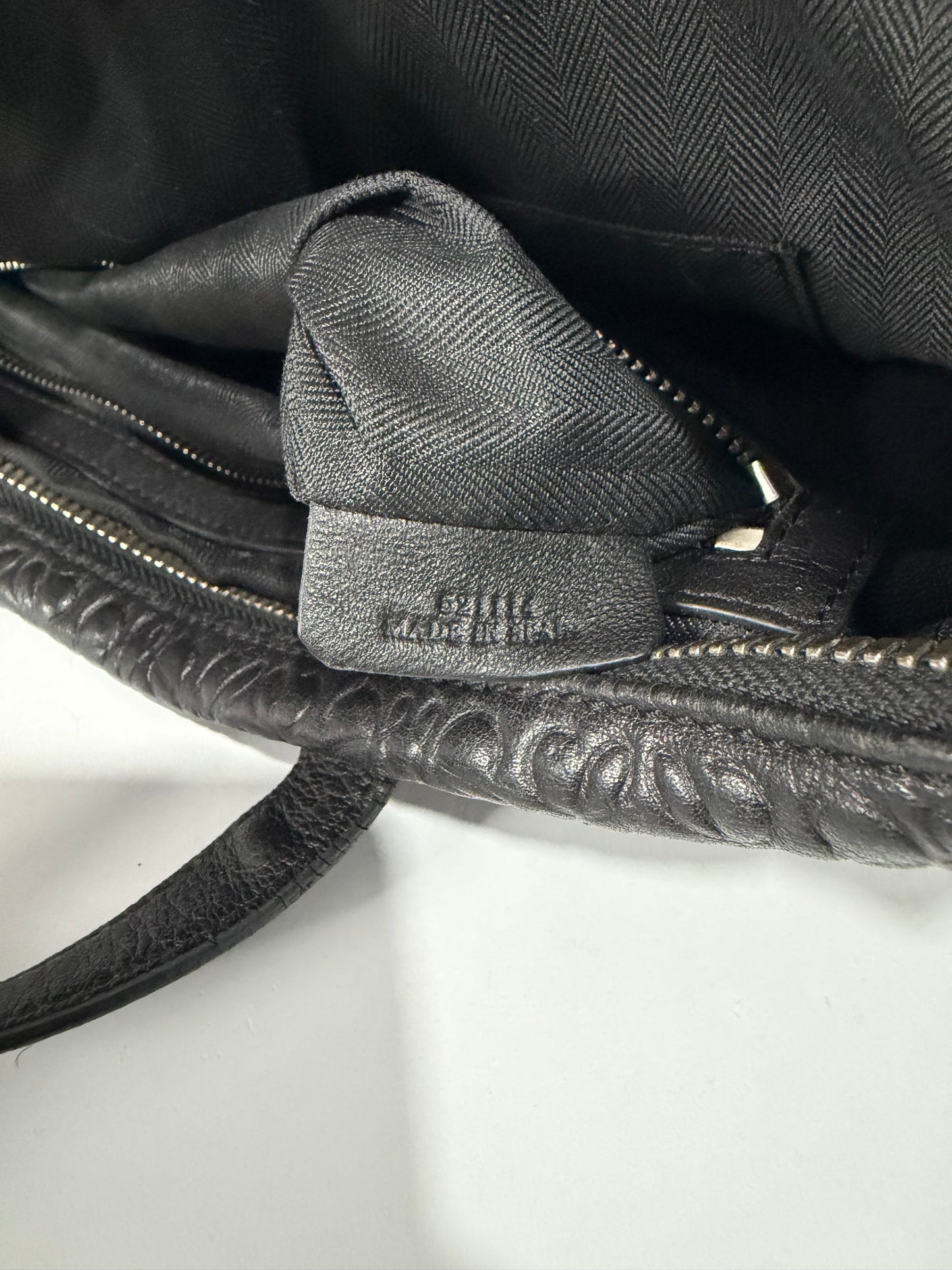 Loewe Toledo Briefcase Anagram Embossed Leather Large