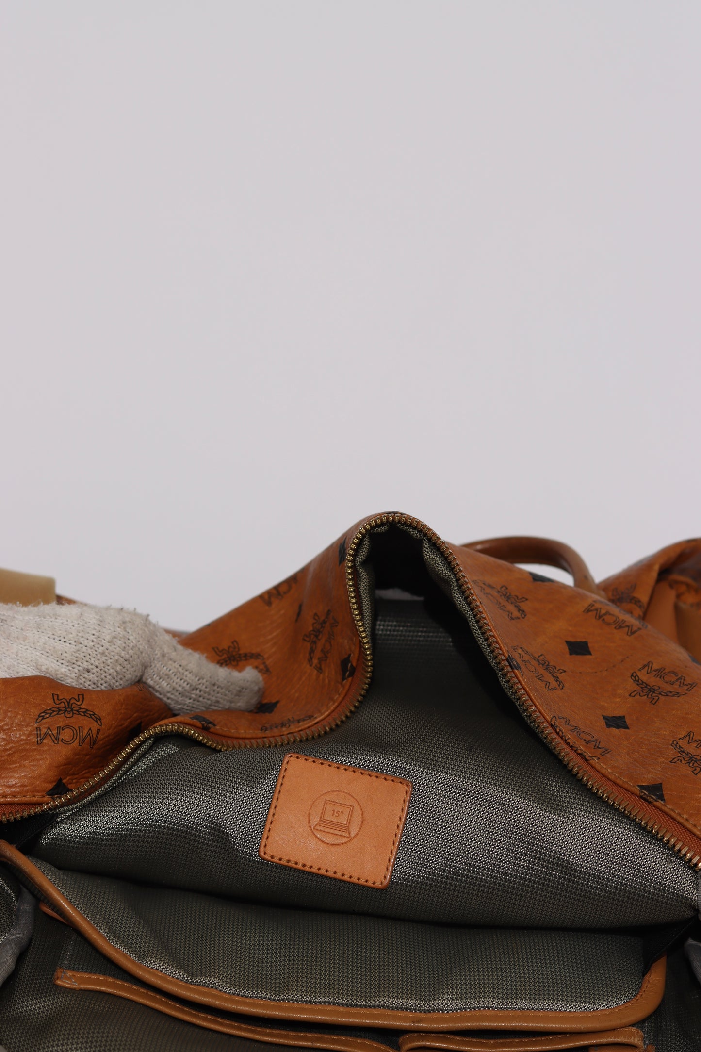 MCM
Visetos Medium Side Studs Stark Backpack Cognac
