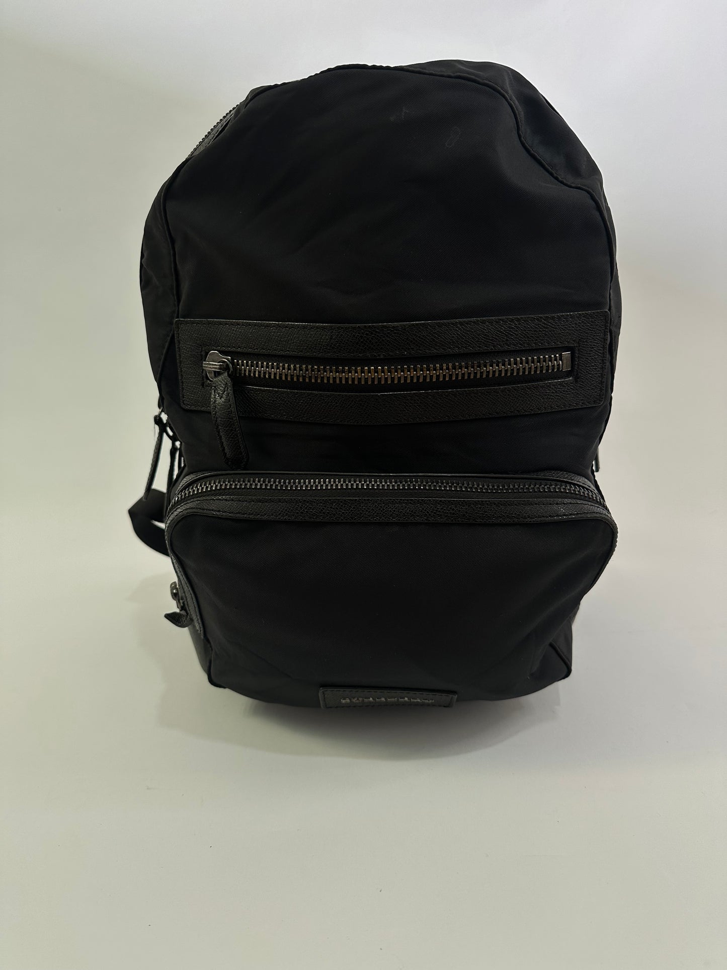 BURBERRY
Nylon Printed Calfskin Marden Backpack Black