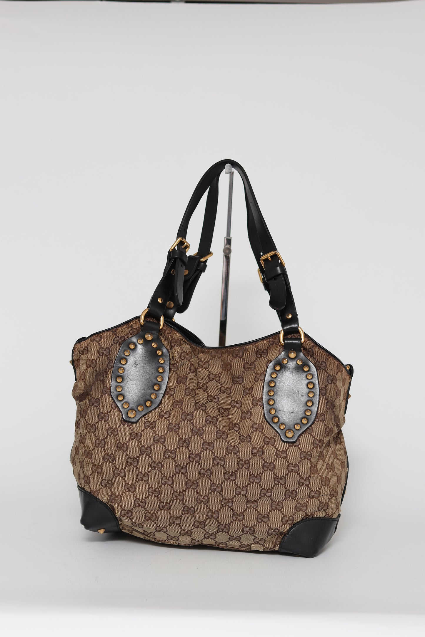 Gucci
GG Canvas Studded Hobo